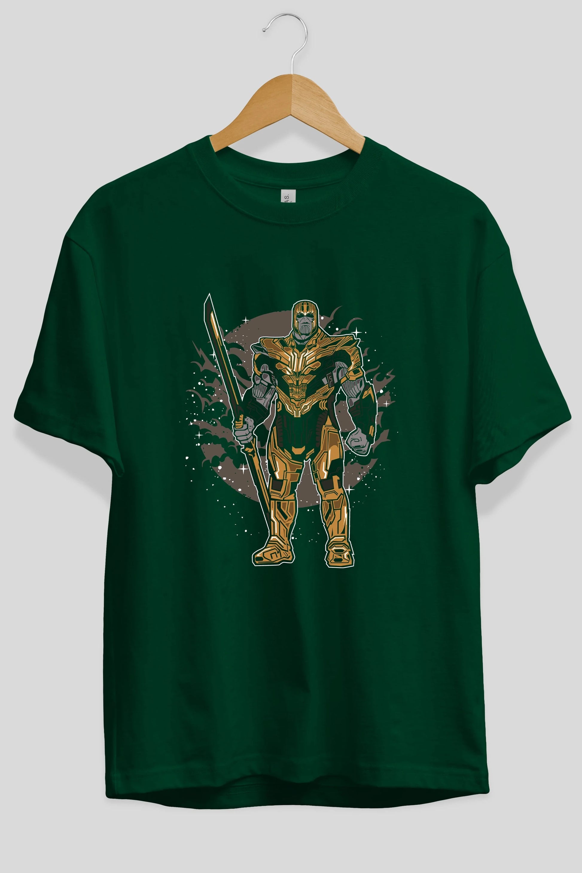 Thanos Ön Baskılı Oversize t-shirt Erkek Kadın Unisex %100 Pamuk tişort