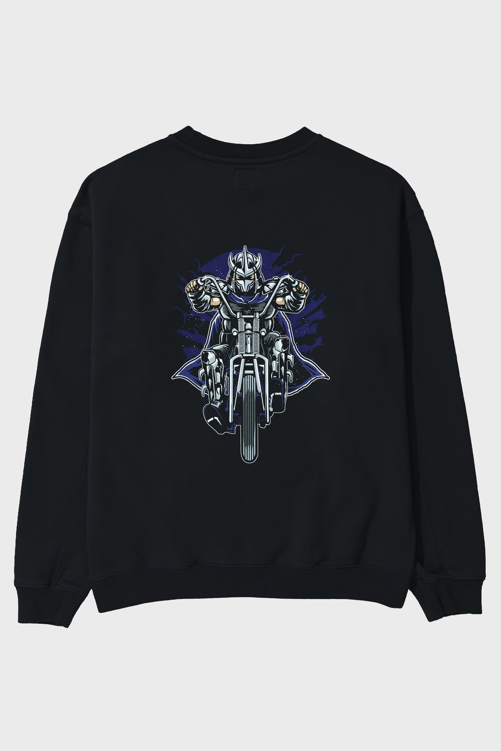 Shred Chopper Arka Baskılı Oversize Sweatshirt Erkek Kadın Unisex