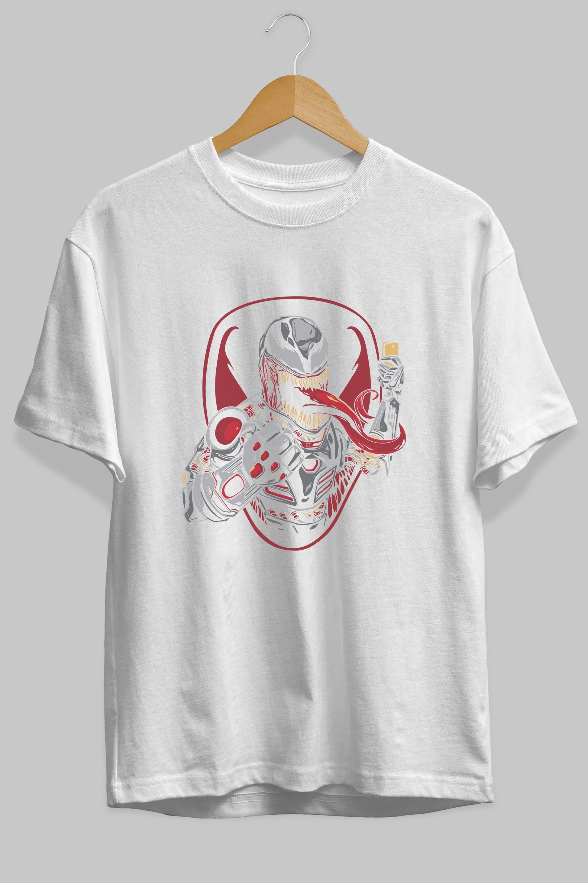 Venom (17) Ön Baskılı Oversize t-shirt Erkek Kadın Unisex %100 Pamuk Bisiklet Yaka tişort