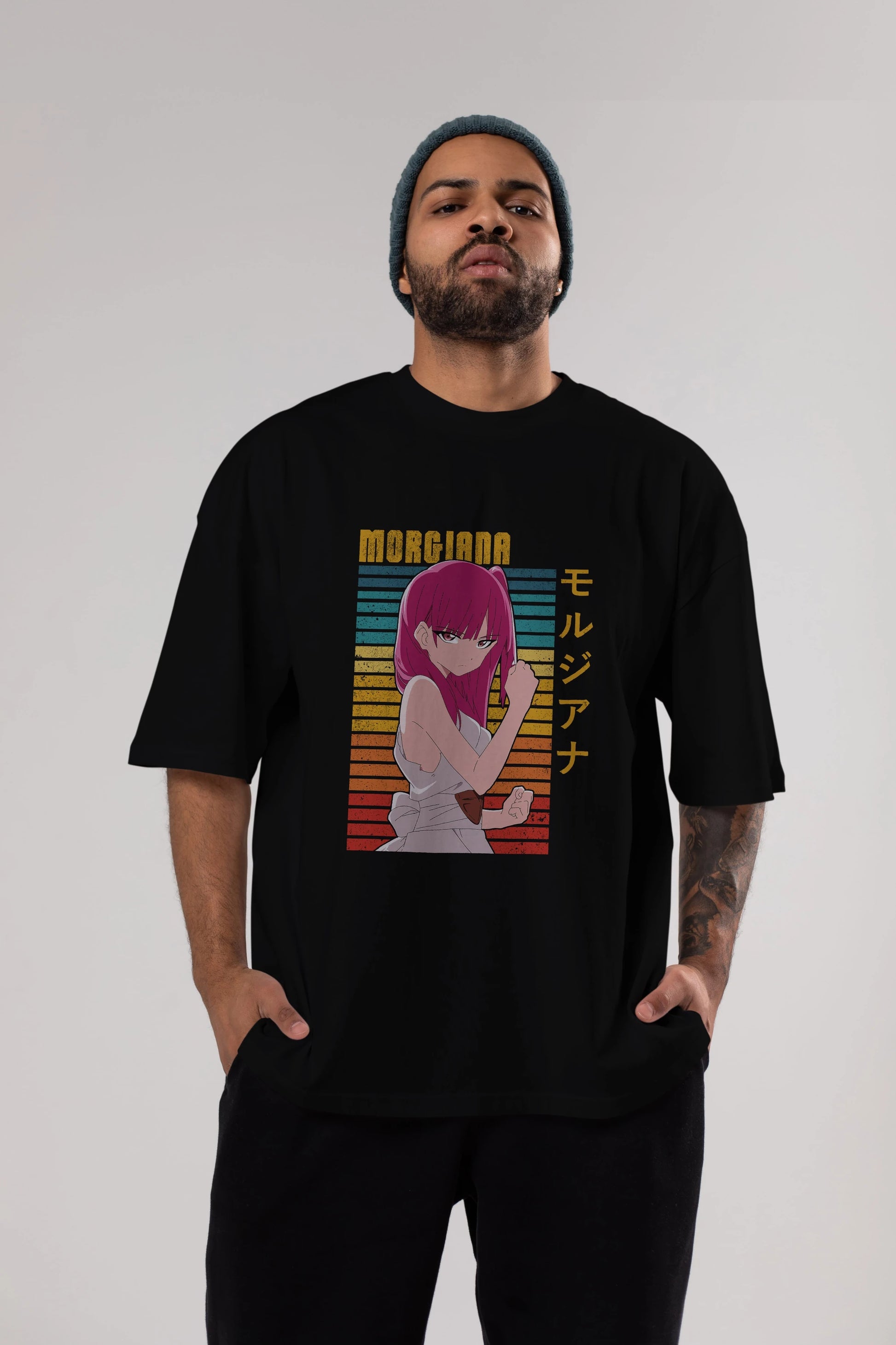 Morgiana 3 Anime Ön Baskılı Oversize t-shirt %100 pamuk Erkek Kadın Unisex