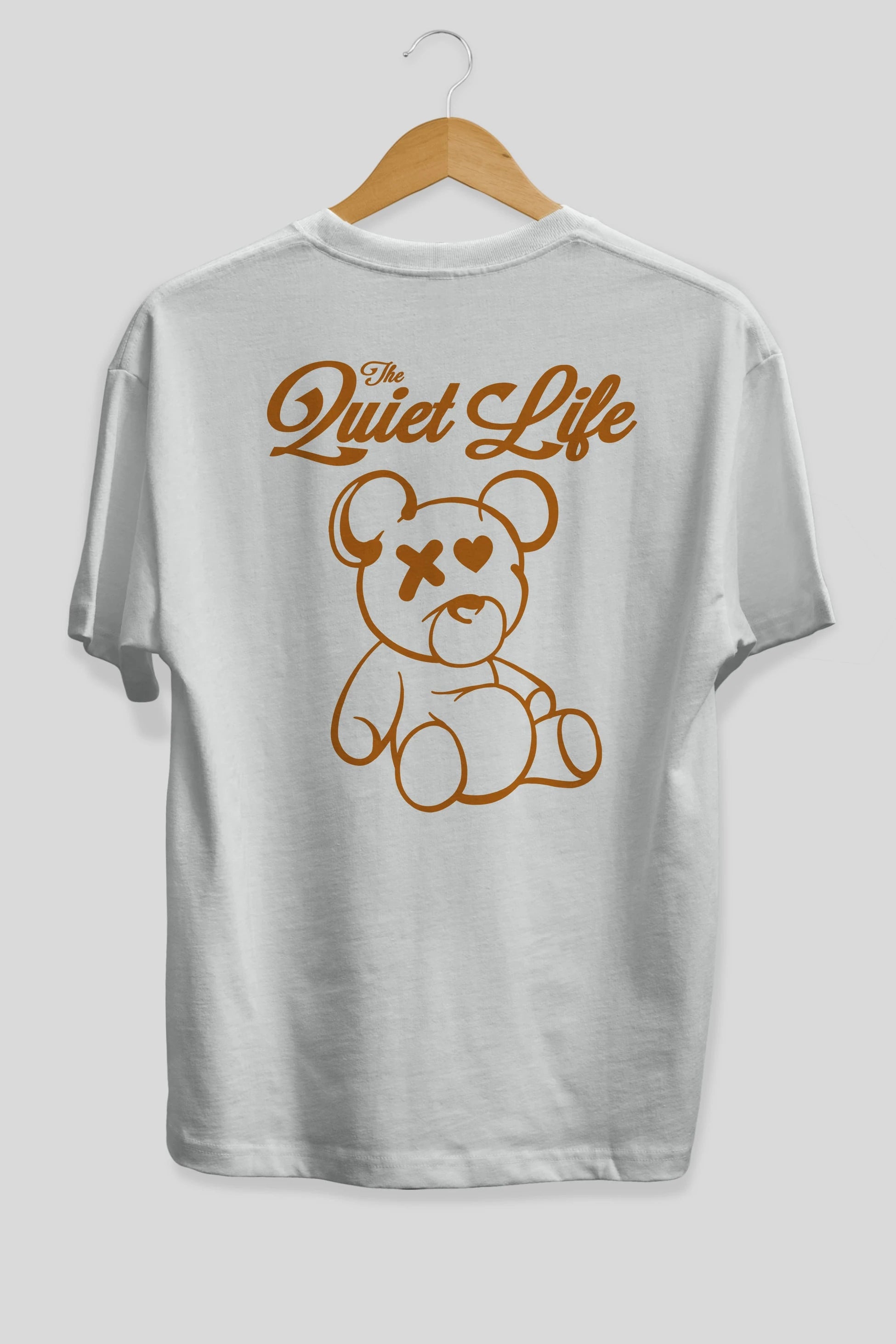 The Life Bear Arka Baskılı Oversize t-shirt Erkek Kadın Unisex
