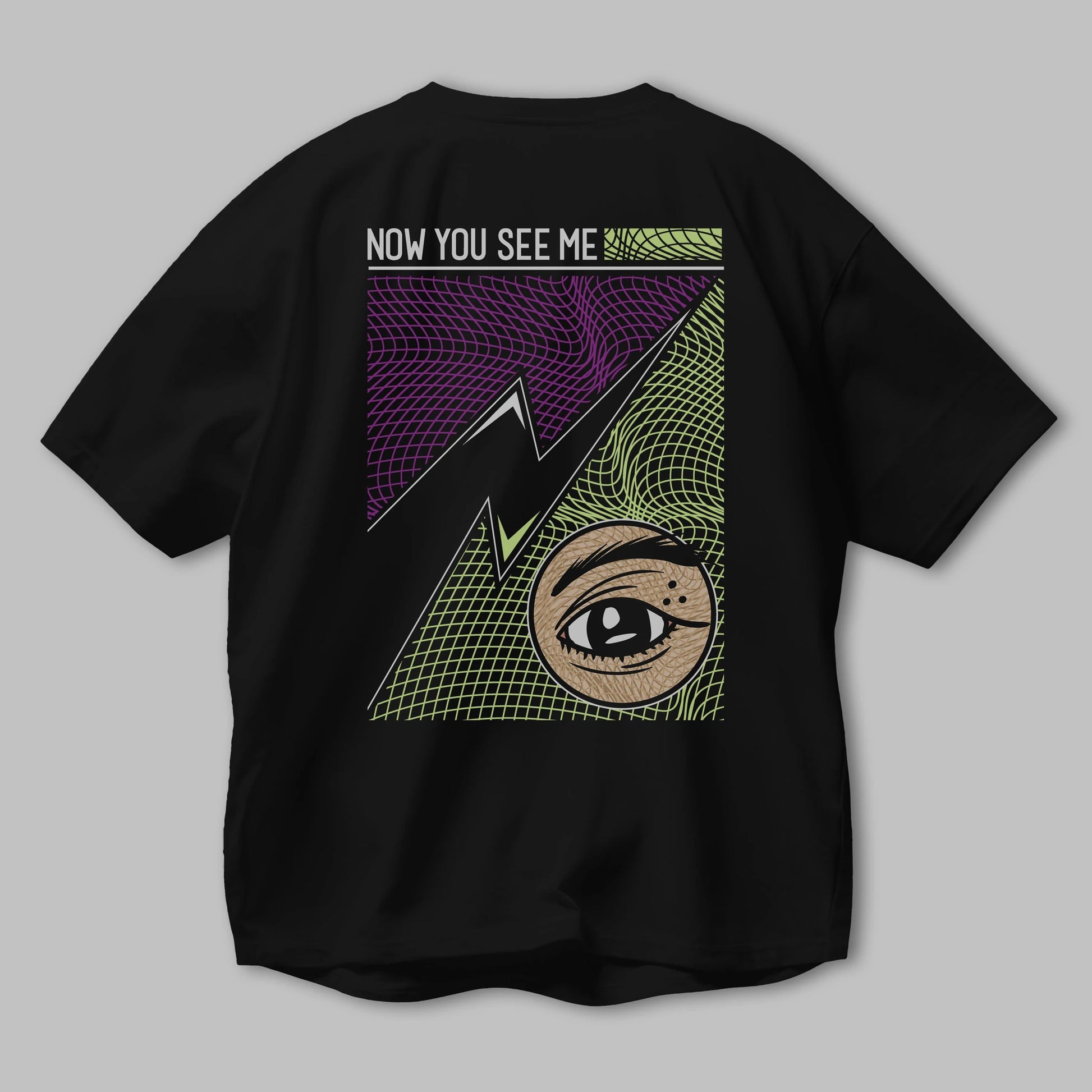 Now You See Me Arka Baskılı Oversize t-shirt Erkek Kadın Unisex