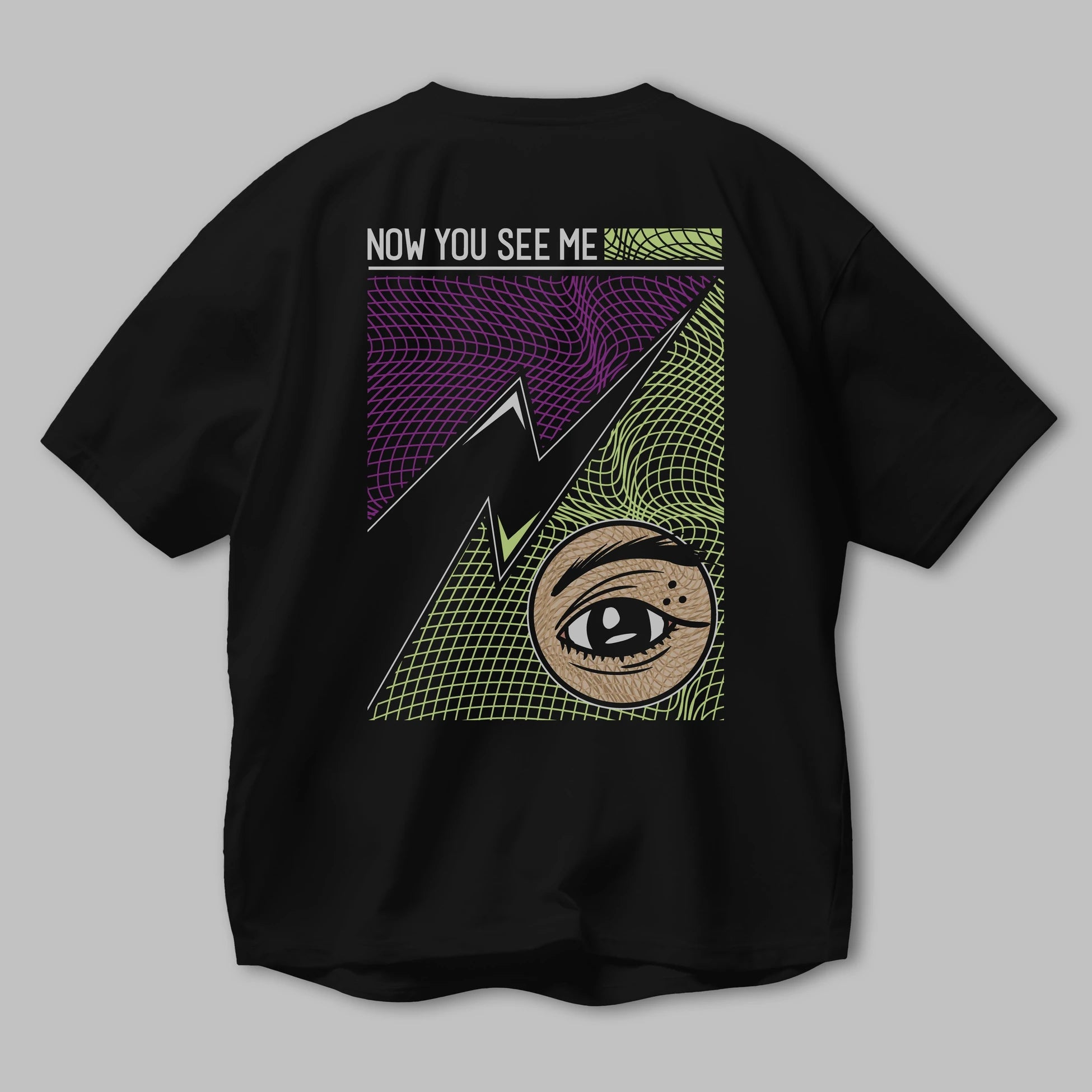 Now You See Me Arka Baskılı Oversize t-shirt Erkek Kadın Unisex