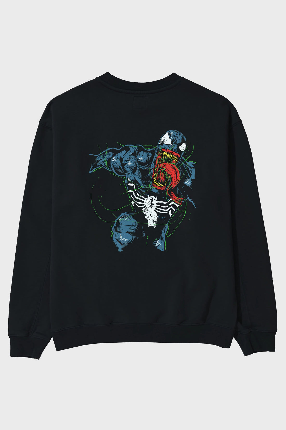 Venom (6) Arka Baskılı Oversize Sweatshirt Erkek Kadın Unisex