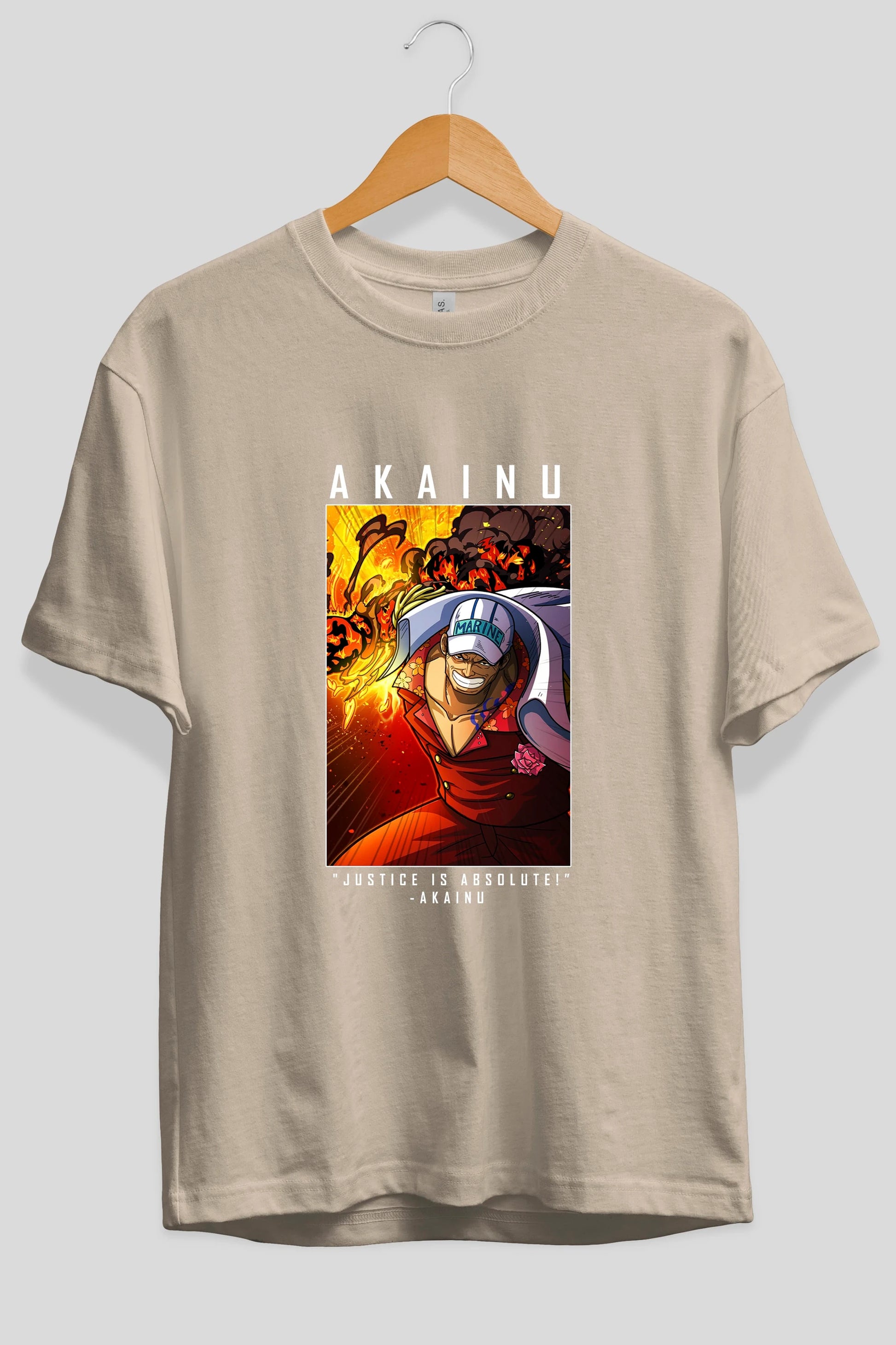 Sakazuki Anime Ön Baskılı Oversize t-shirt Erkek Kadın Unisex