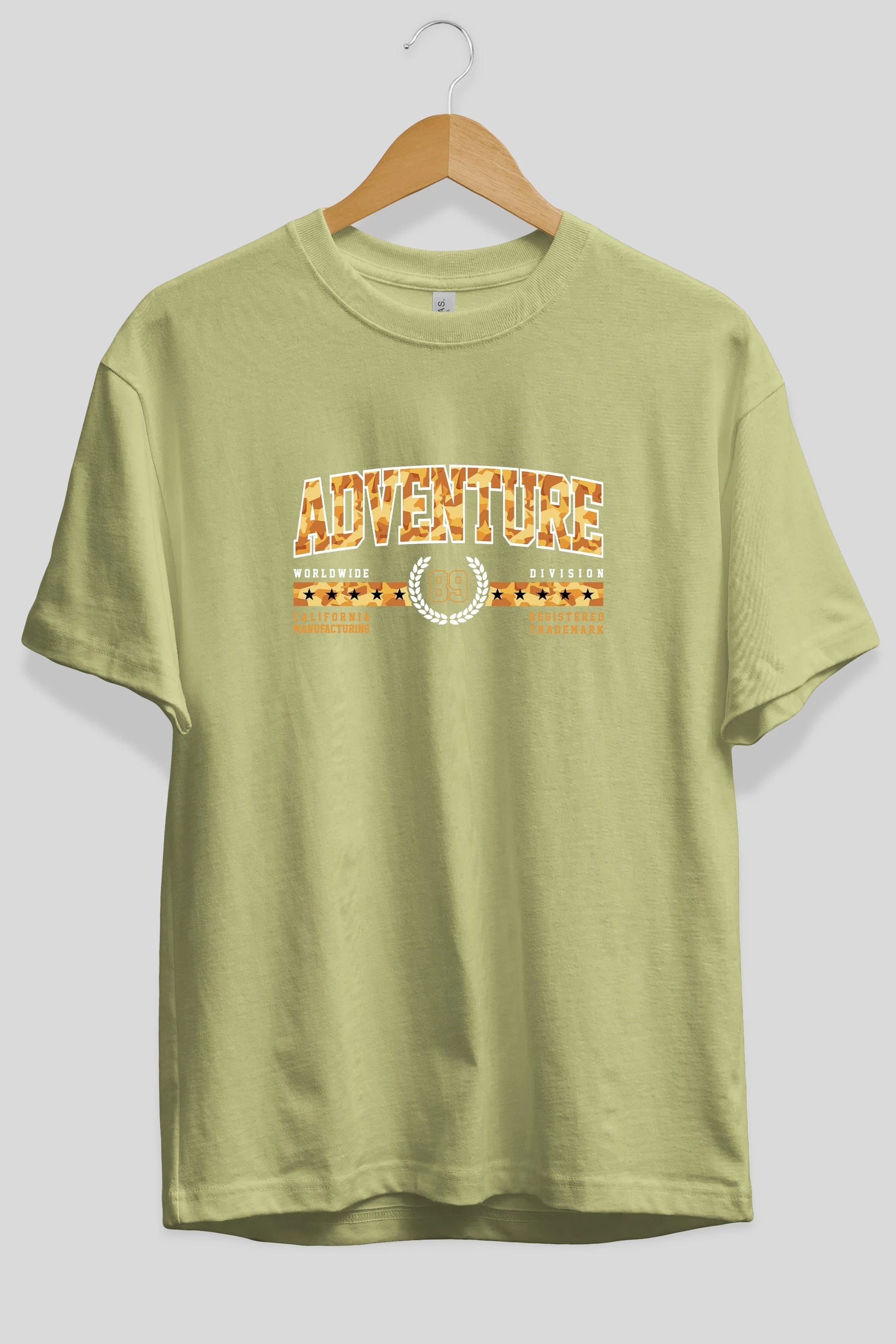 Adventure Ön Baskılı Oversize t-shirt Erkek Kadın Unisex