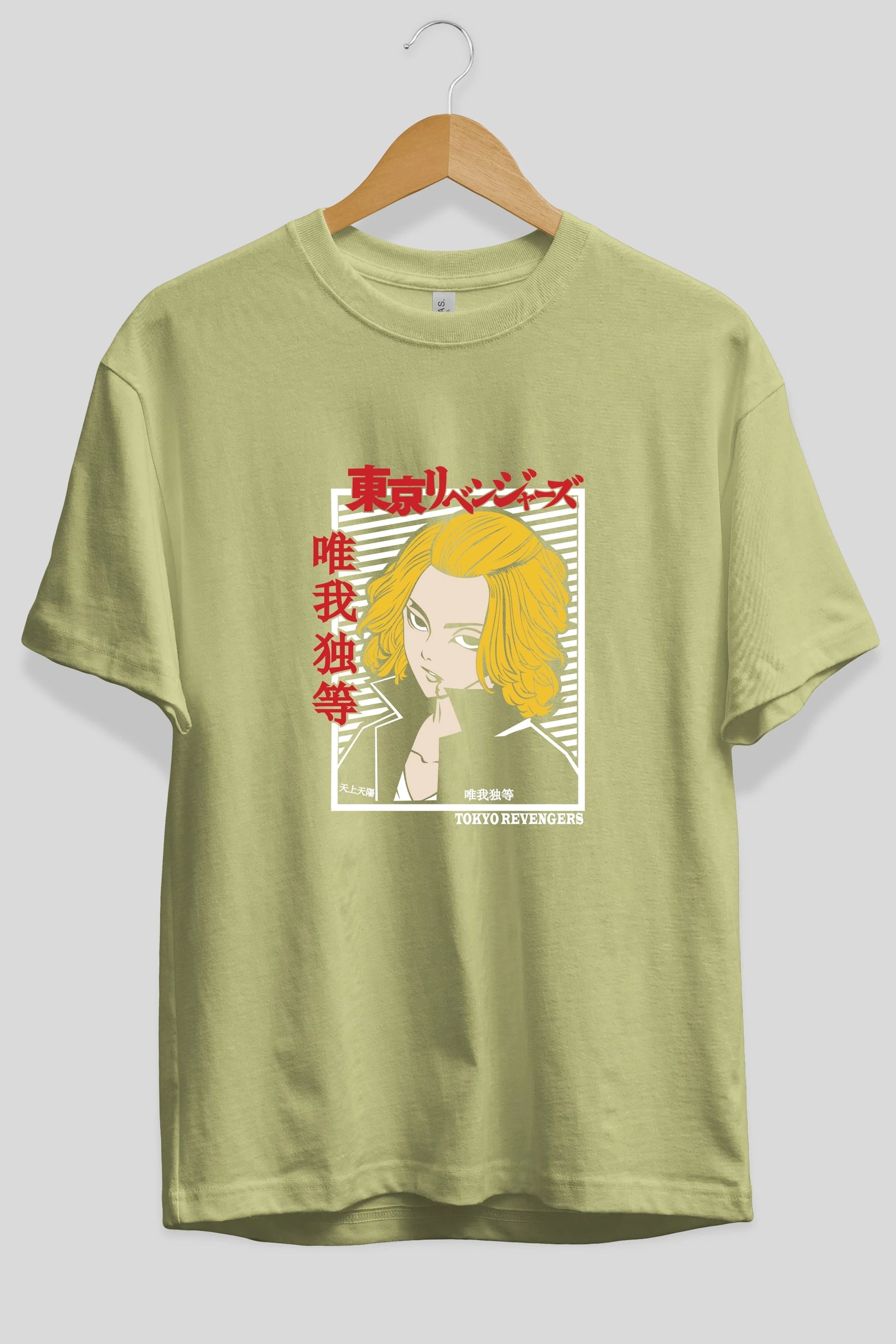TokyoRev. M Anime Ön Baskılı Oversize t-shirt %100 pamuk Erkek Kadın Unisex
