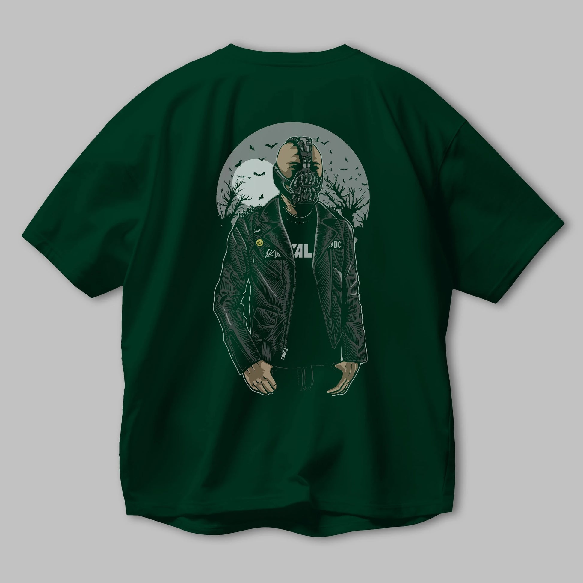 Bane Arka Baskılı Oversize t-shirt Erkek Kadın Unisex %100 Pamuk