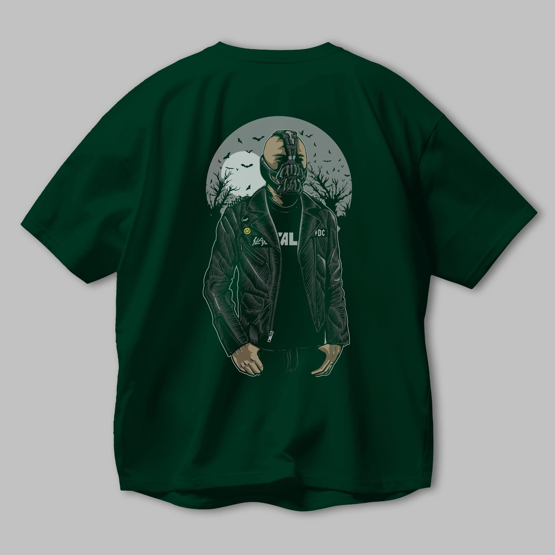 Bane Arka Baskılı Oversize t-shirt Erkek Kadın Unisex %100 Pamuk