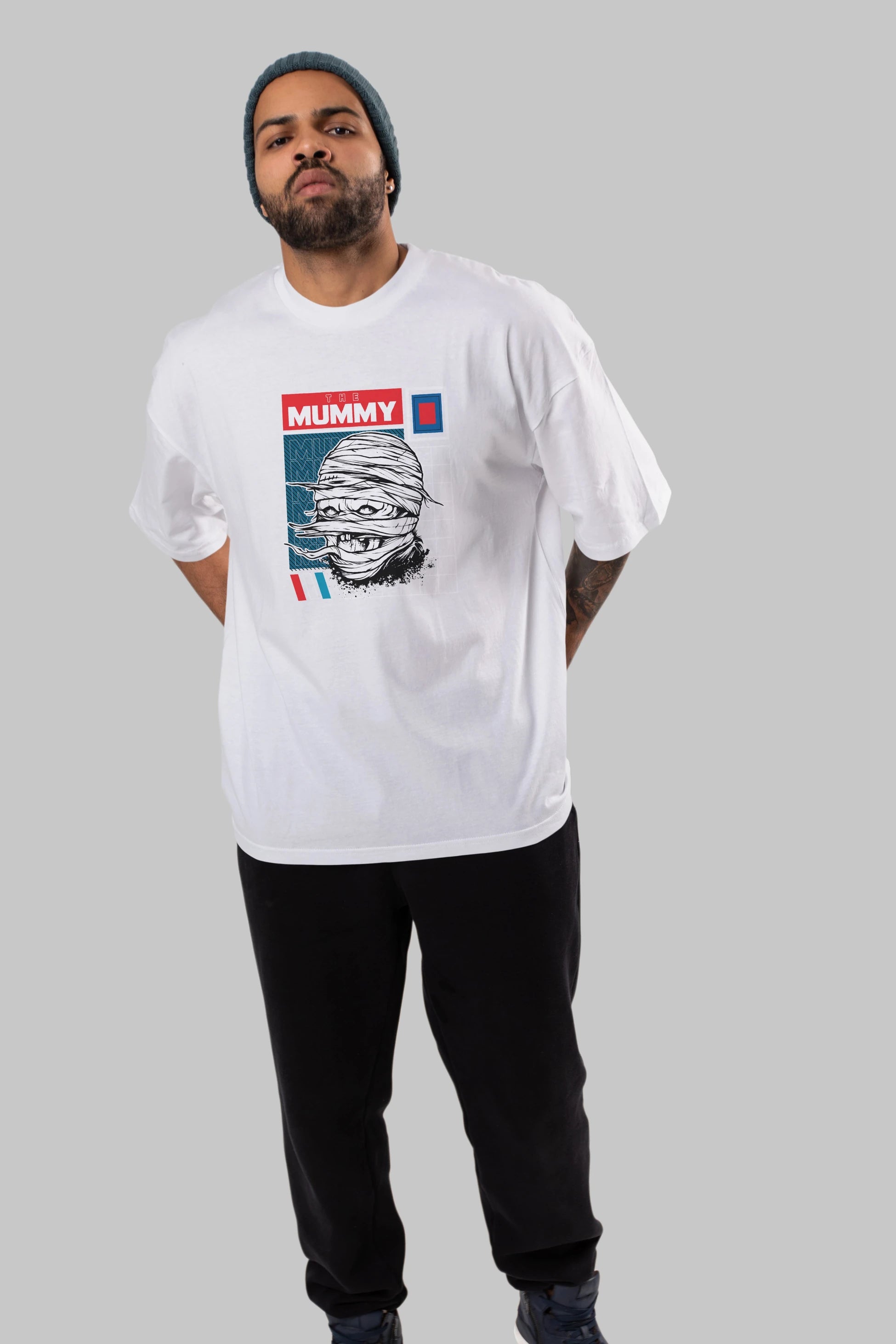 The Mummy Ön Baskılı Oversize t-shirt Erkek Kadın Unisex