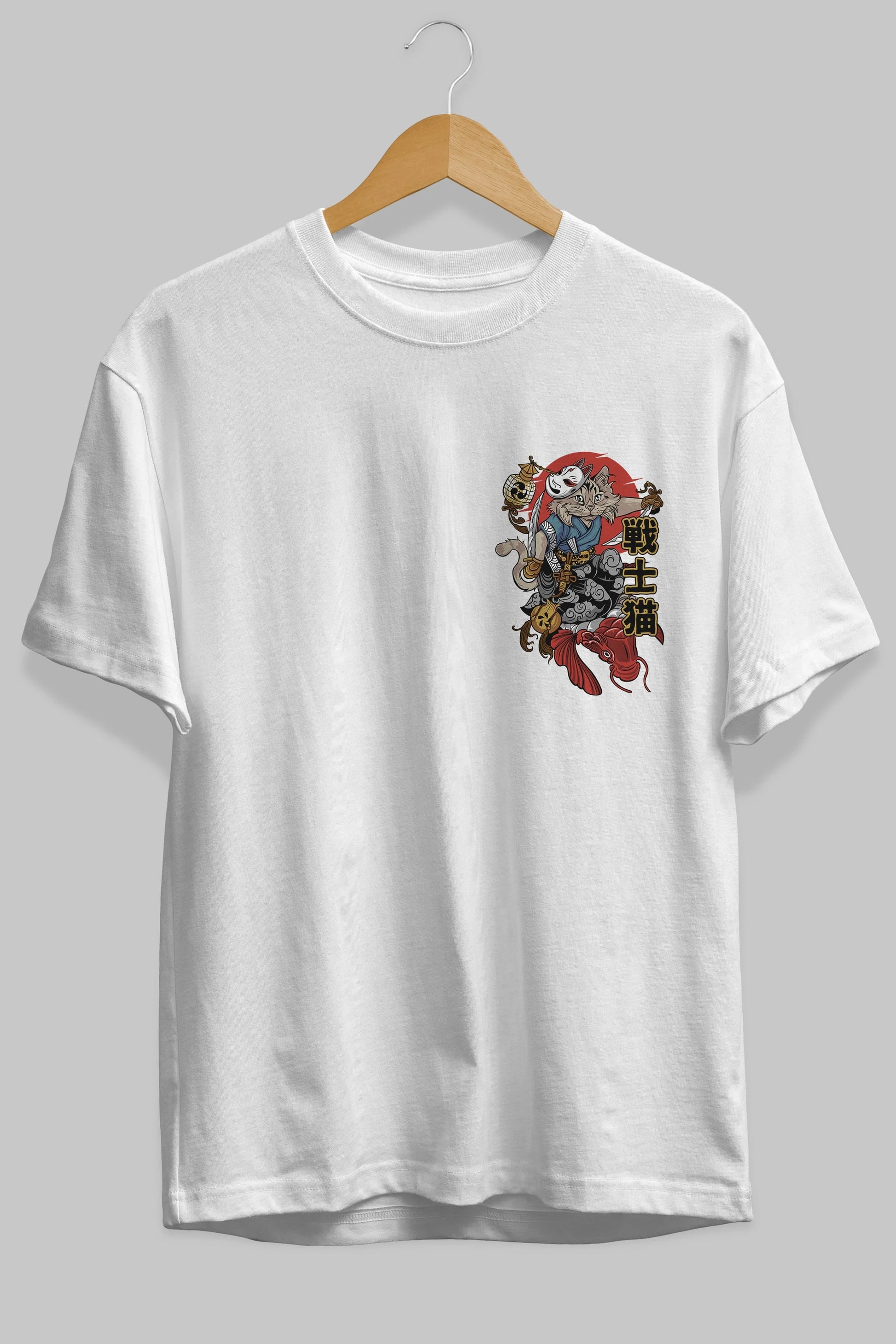 TRIBAL (2) Ön Sol Baskılı Oversize t-shirt Erkek Kadın Unisex %100 Pamuk Bisiklet Yaka tişort