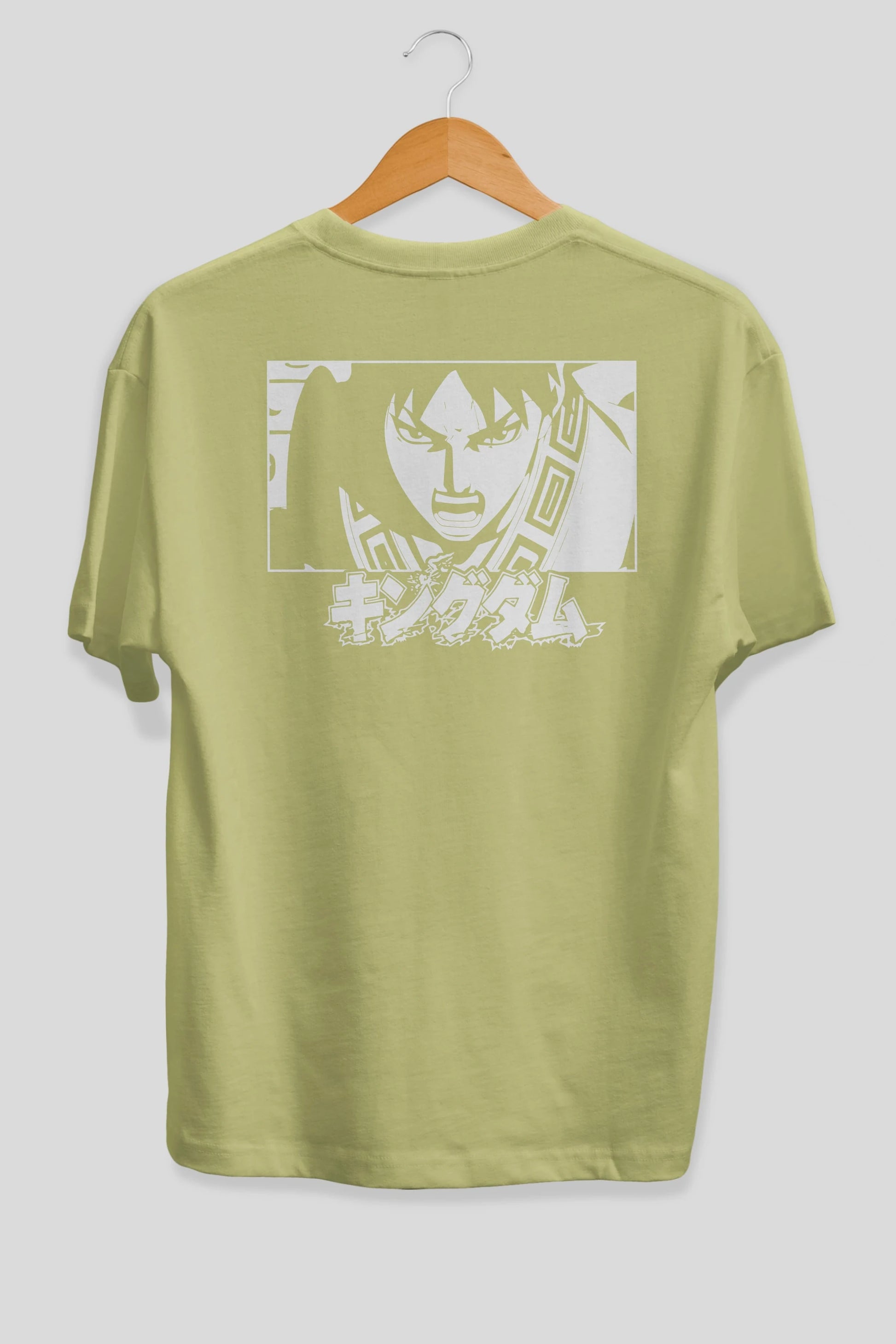 Xin 1 Anime Arka Baskılı Oversize t-shirt Erkek Kadın Unisex