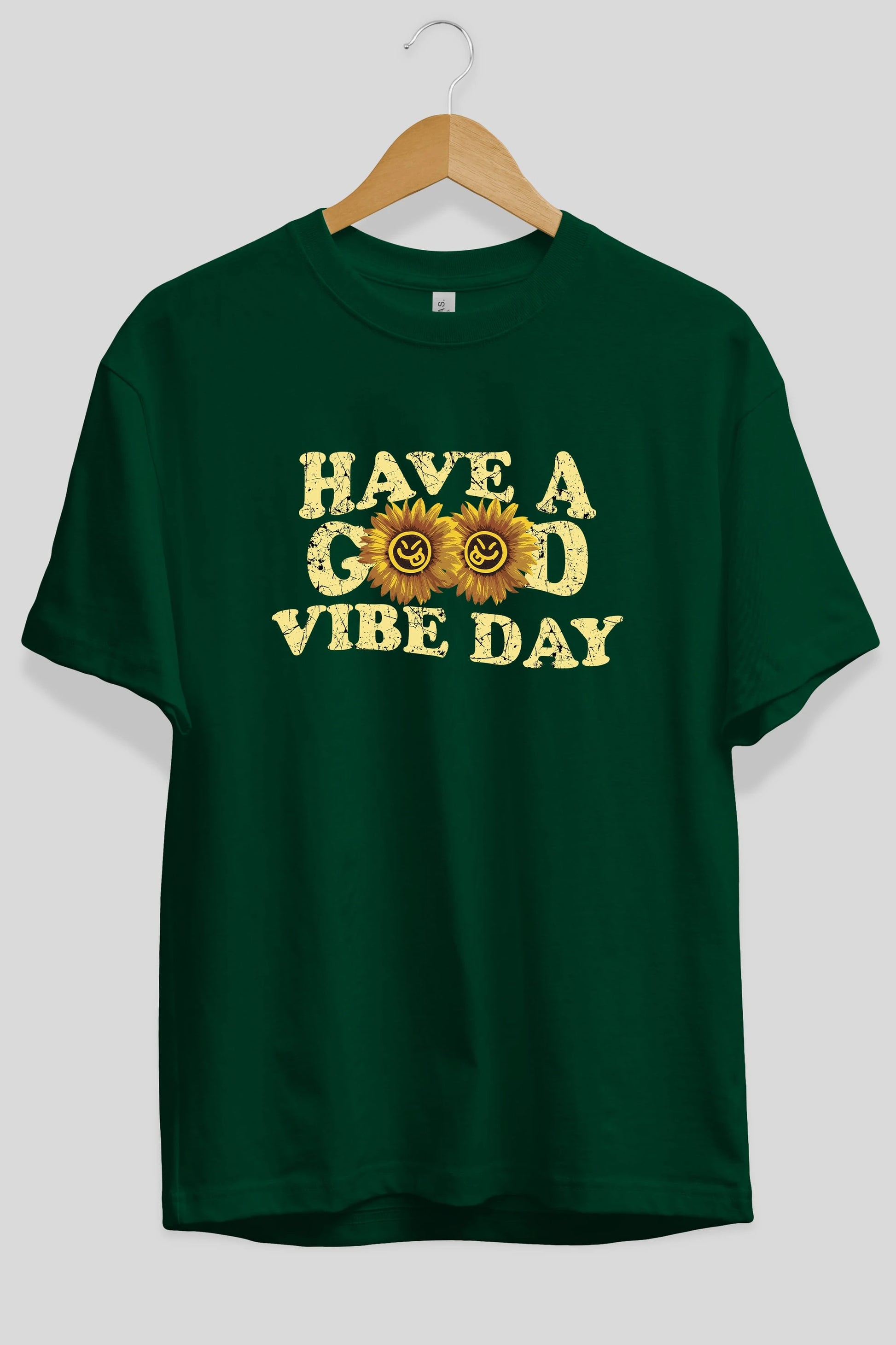Have a Good Vibe Day Ön Baskılı Oversize t-shirt Erkek Kadın Unisex
