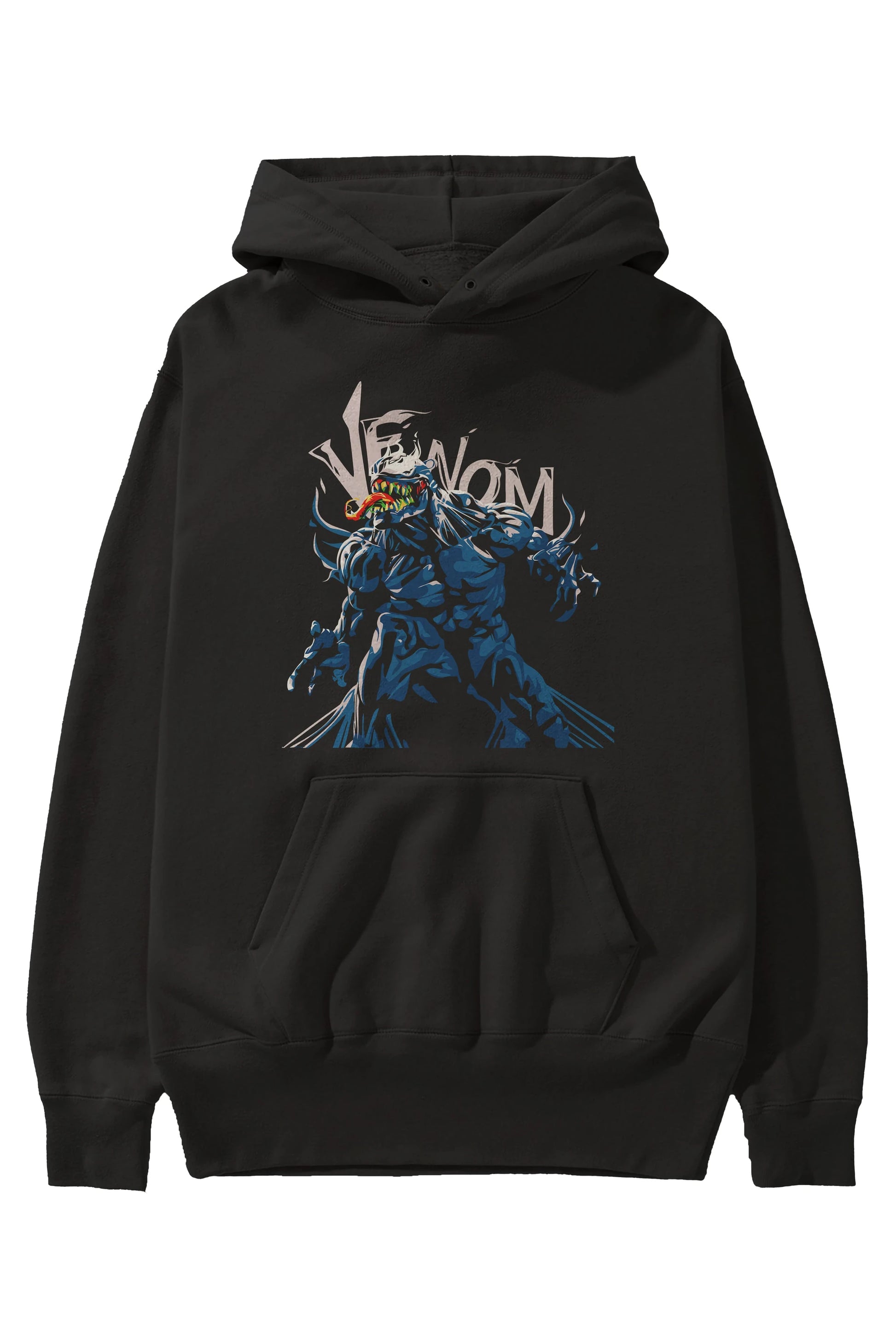 Venom (8) Ön Baskılı Hoodie Oversize Kapüşonlu Sweatshirt Erkek Kadın Unisex