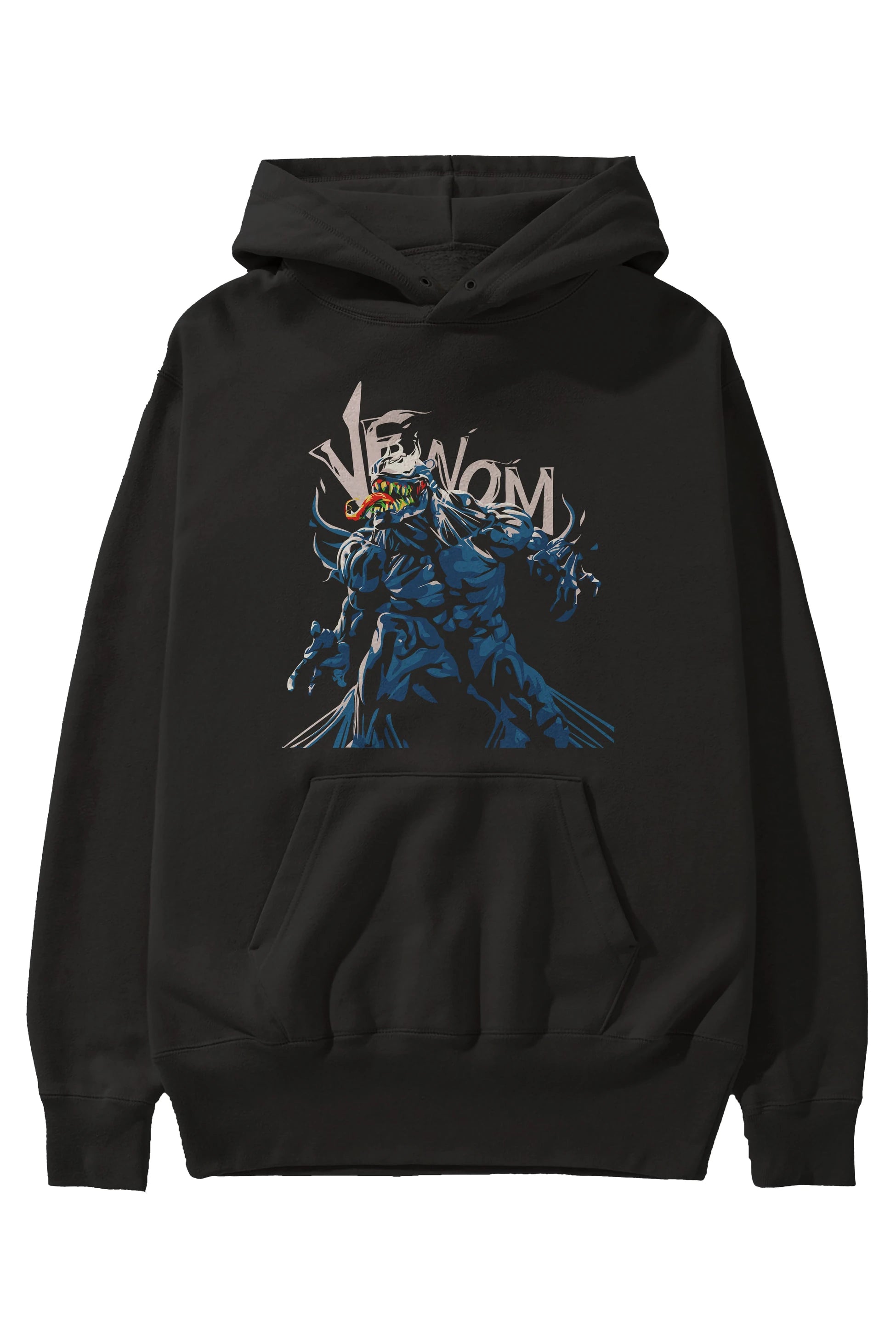 Venom (8) Ön Baskılı Hoodie Oversize Kapüşonlu Sweatshirt Erkek Kadın Unisex