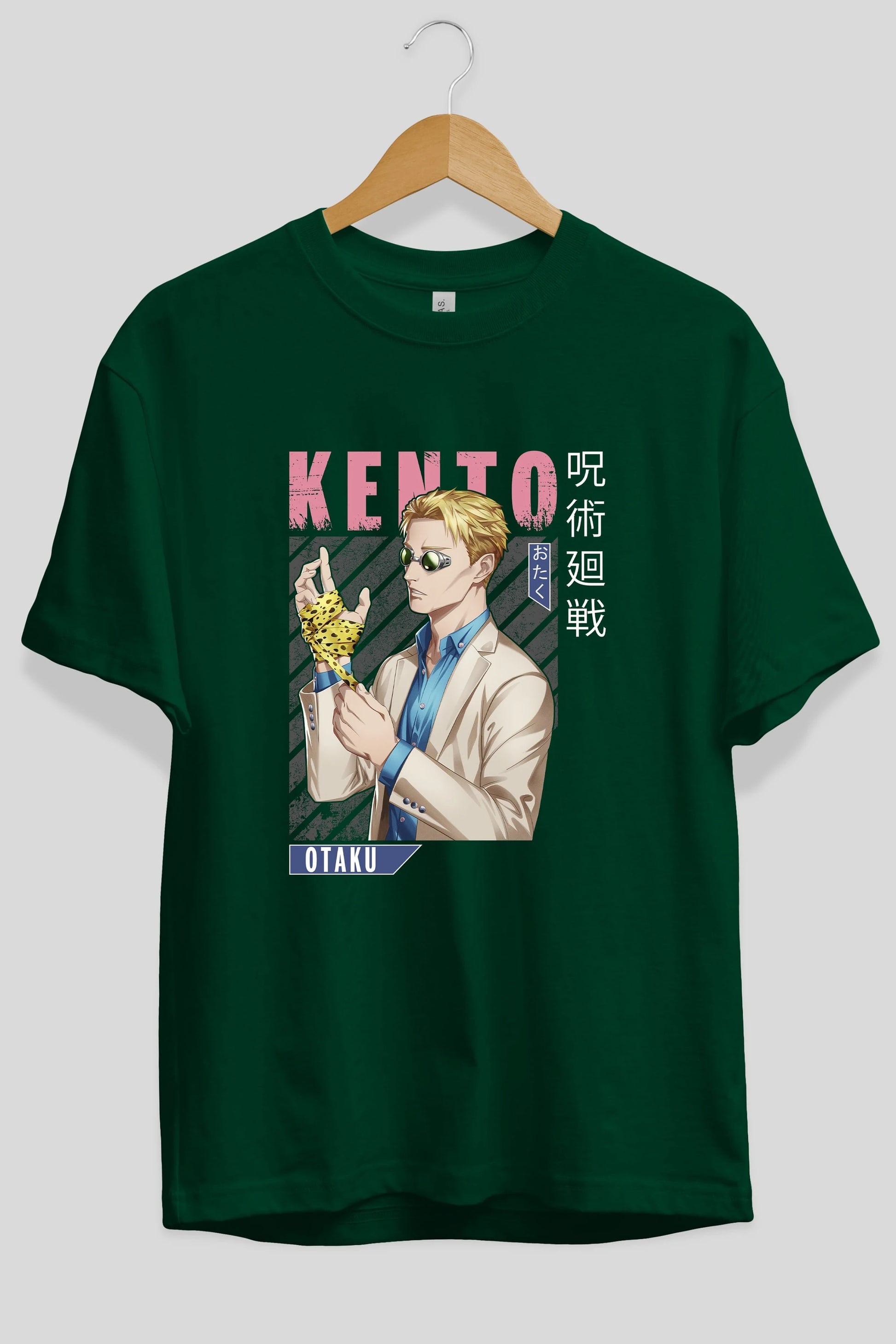 Kento Nanami Anime Ön Baskılı Oversize t-shirt %100 pamuk Erkek Kadın Unisex