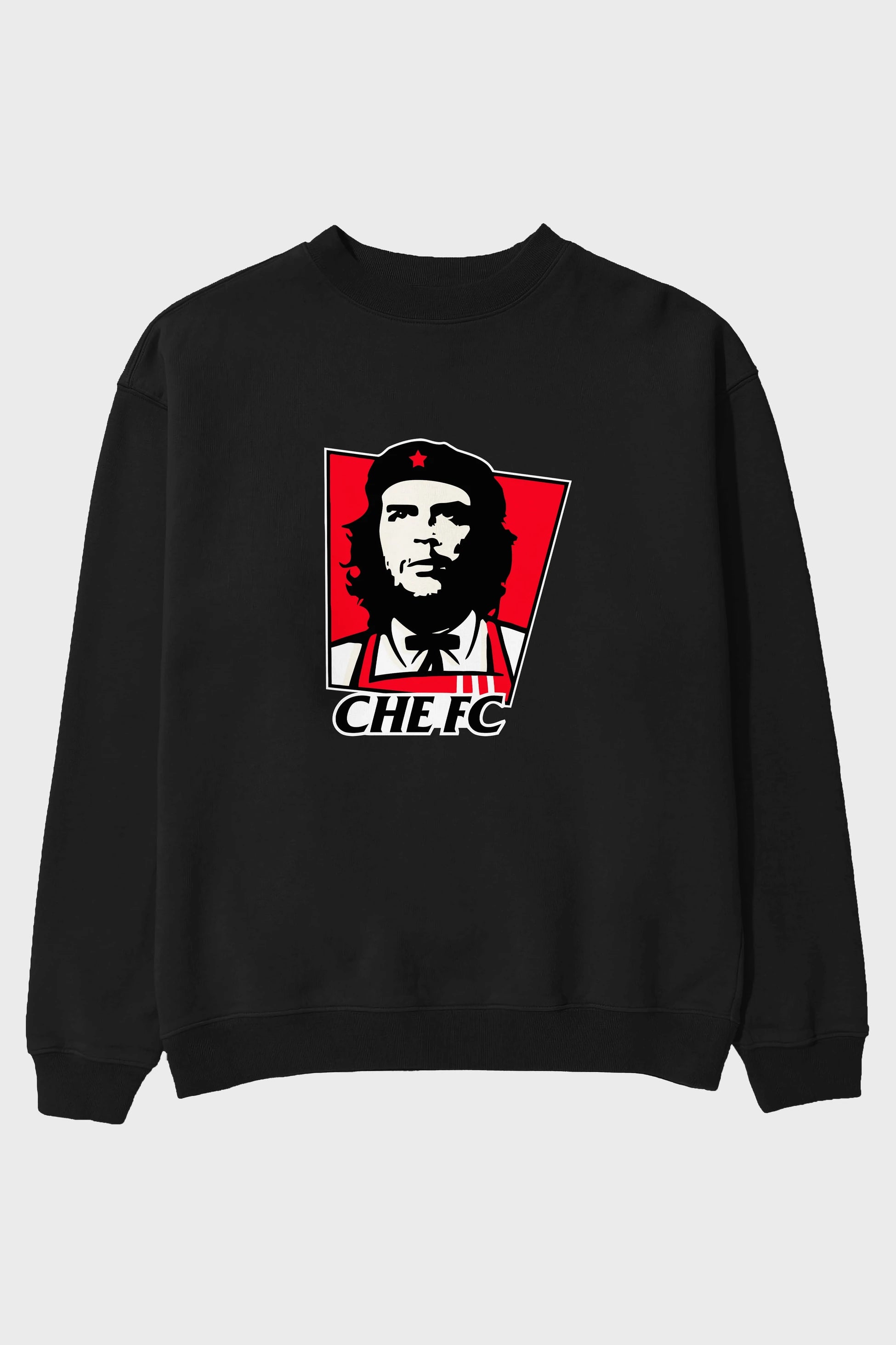 Che FC Ön Baskılı Oversize Sweatshirt Erkek Kadın Unisex