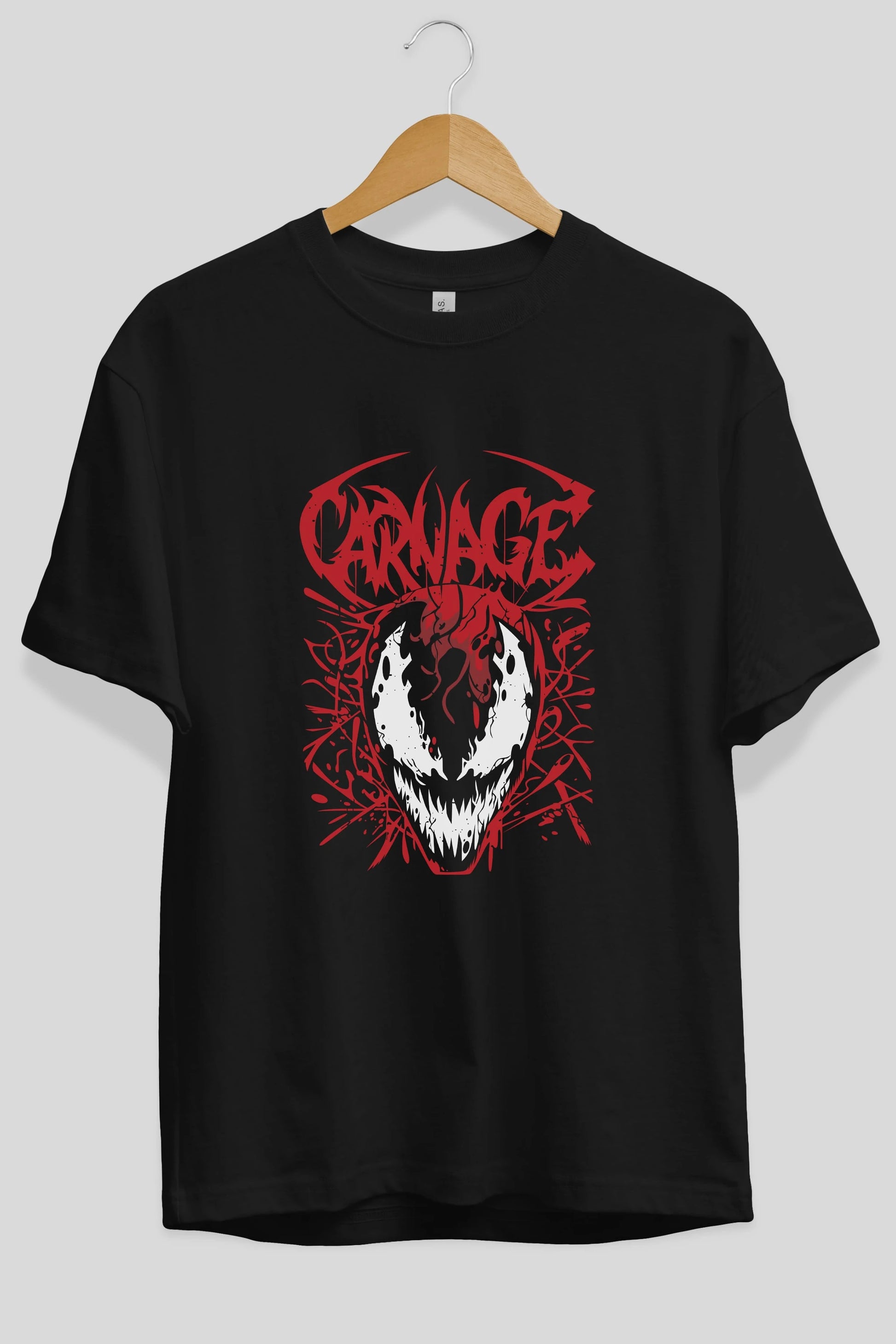 Venom (22) Ön Baskılı Oversize t-shirt Erkek Kadın Unisex %100 Pamuk Bisiklet Yaka tişort