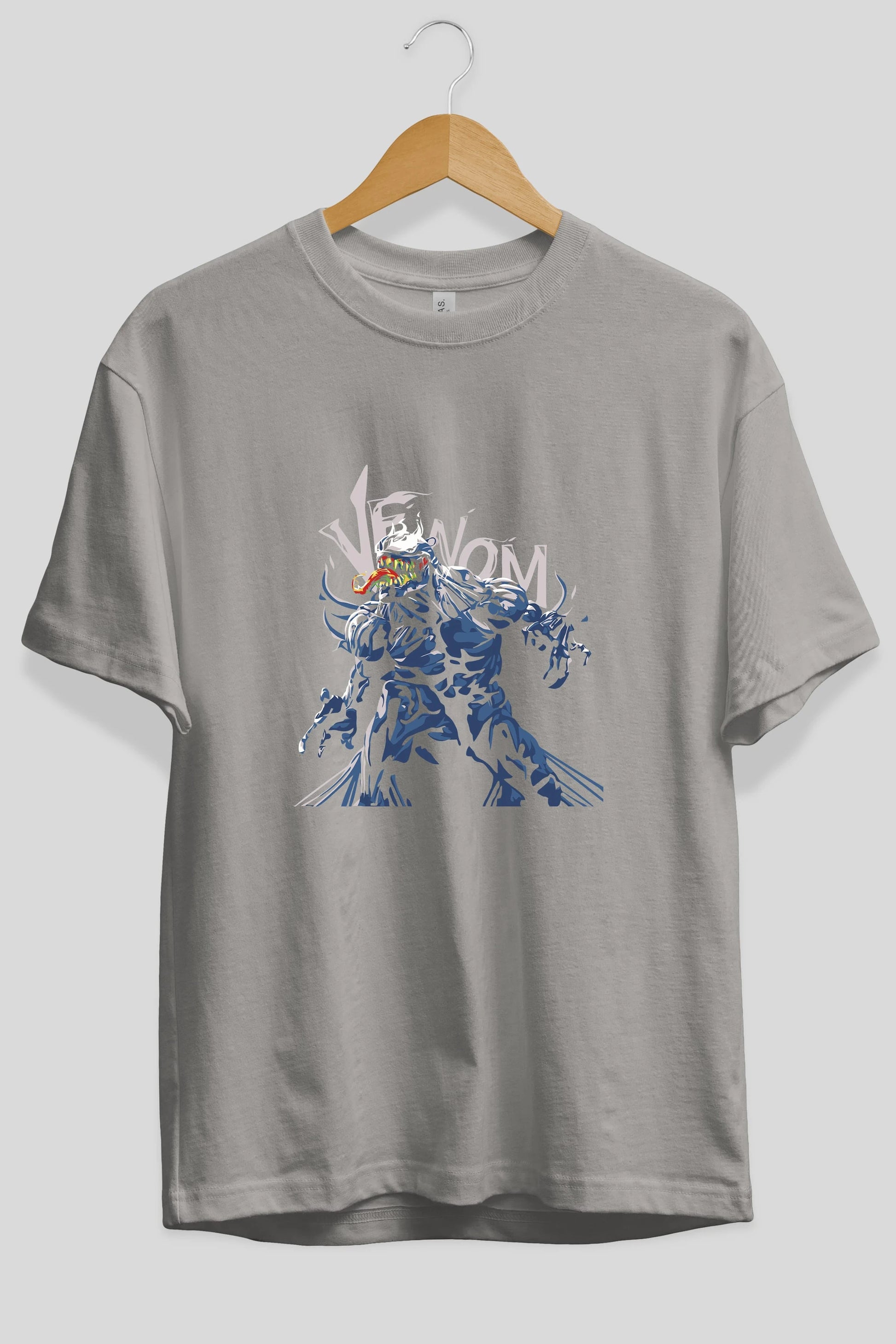 Venom (8) Ön Baskılı Oversize t-shirt Erkek Kadın Unisex %100 Pamuk Bisiklet Yaka tişort
