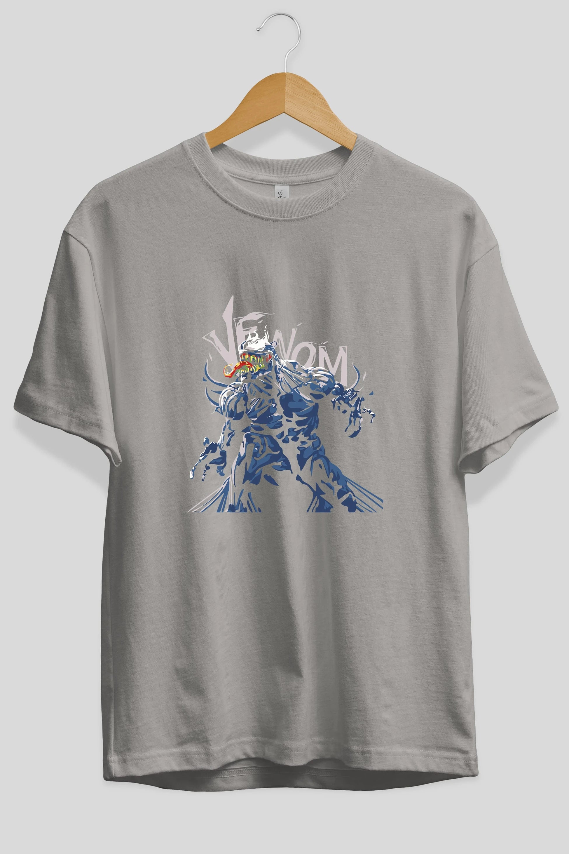 Venom (8) Ön Baskılı Oversize t-shirt Erkek Kadın Unisex %100 Pamuk Bisiklet Yaka tişort