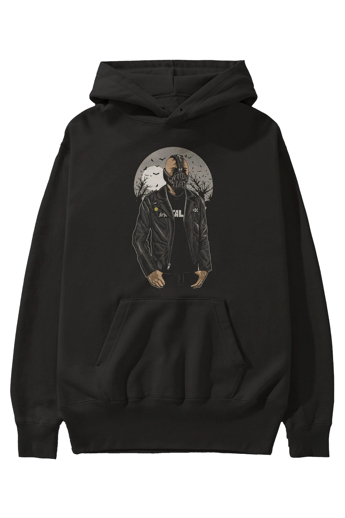 Bane Ön Baskılı Hoodie Oversize Kapüşonlu Sweatshirt Erkek Kadın Unisex