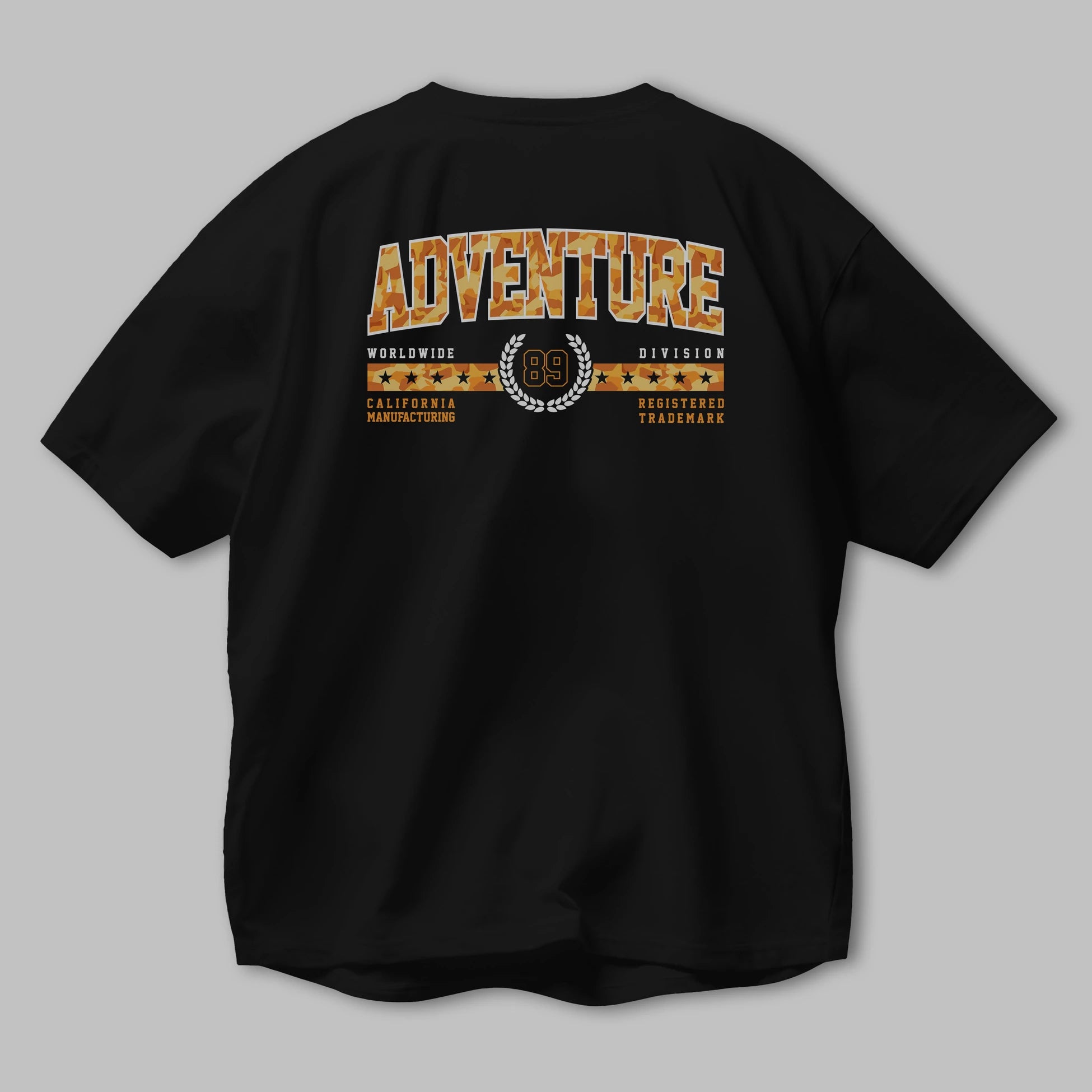 Adventure Arka Baskılı Oversize t-shirt Erkek Kadın Unisex