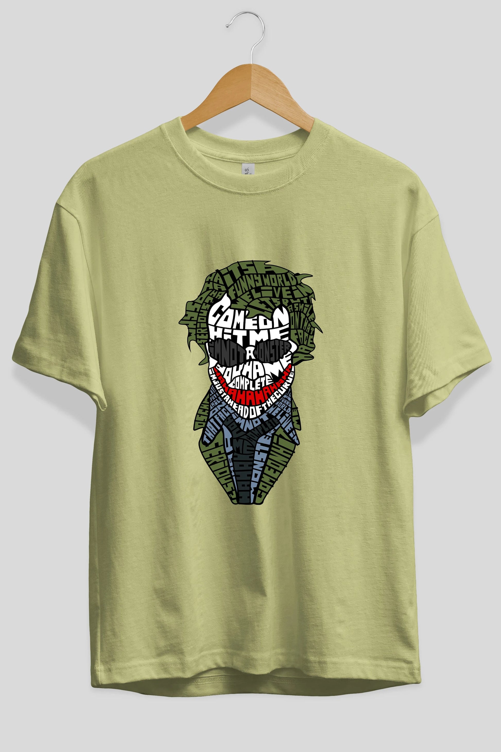 Why So Serious Ön Baskılı Oversize t-shirt %100 pamuk Erkek Kadın Unisex