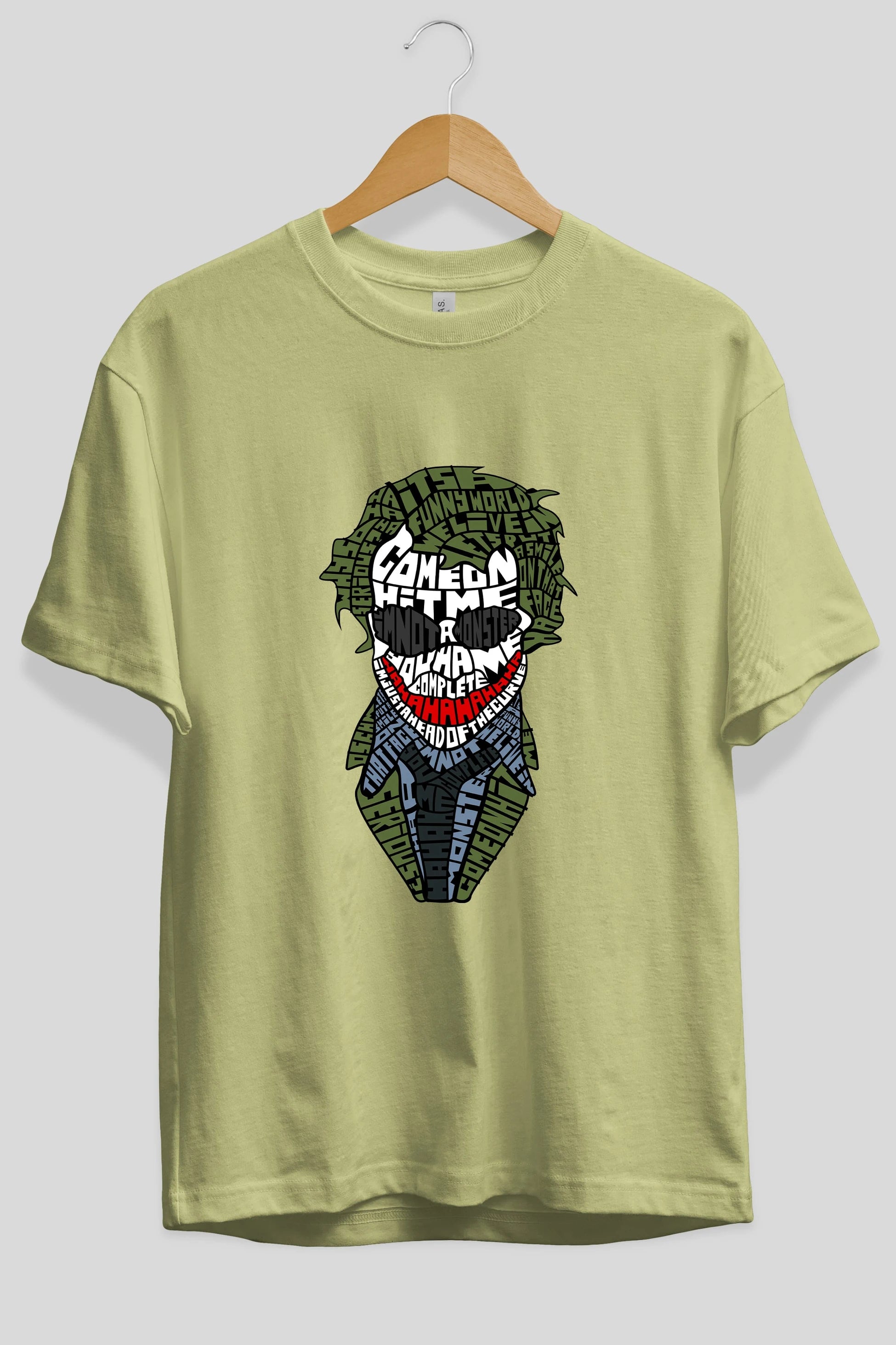 Why So Serious Ön Baskılı Oversize t-shirt %100 pamuk Erkek Kadın Unisex