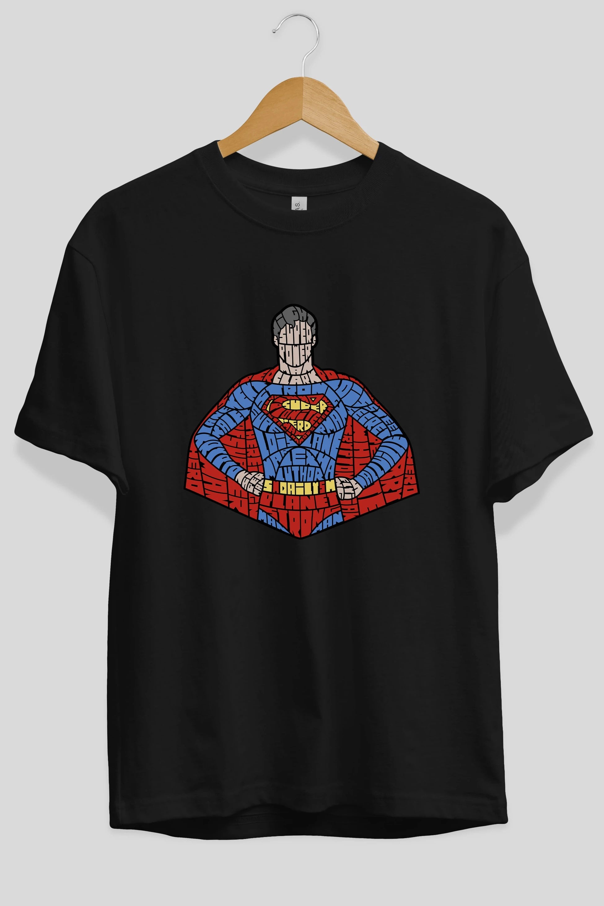 Kryptonian Ön Baskılı Oversize t-shirt %100 pamuk Erkek Kadın Unisex