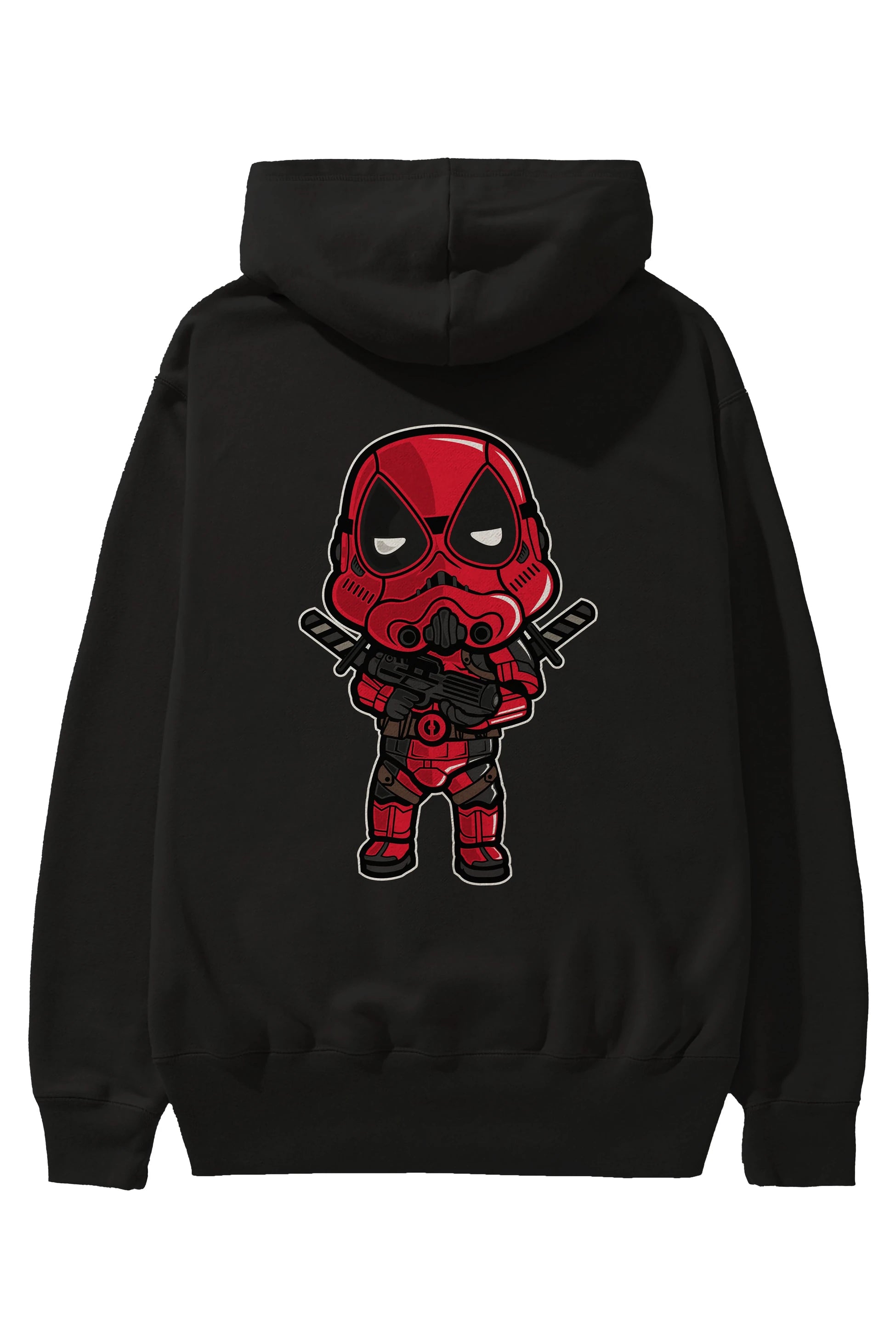 Deadpool (22) Arka Baskılı Hoodie Oversize Kapüşonlu Sweatshirt Erkek Kadın Unisex