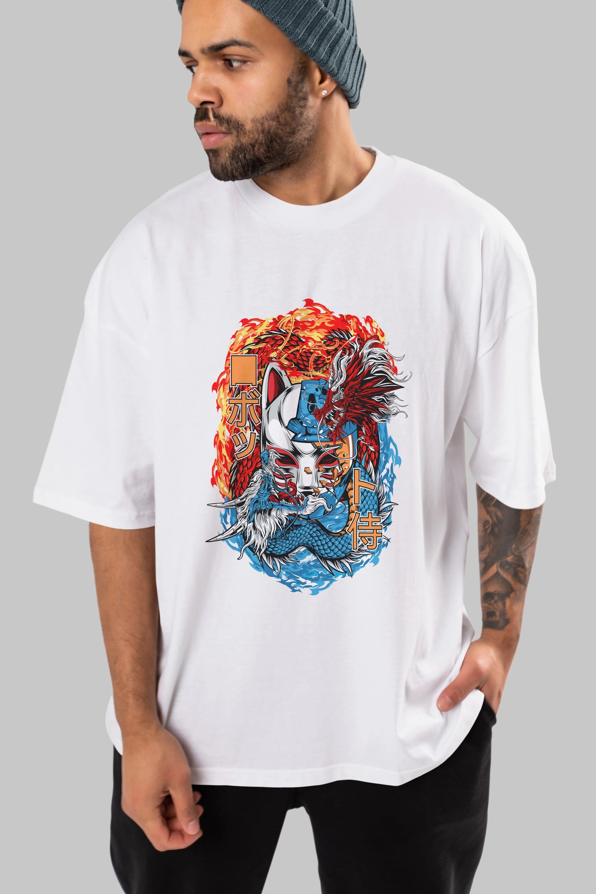 ONE PIECE (7) Anime Ön Baskılı Oversize t-shirt %100 pamuk Erkek Kadın Unisex