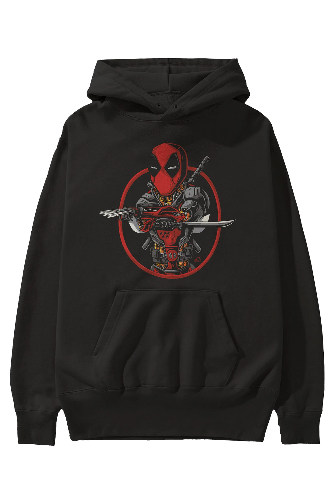 Deadpool (5) Ön Baskılı Hoodie Oversize Kapüşonlu Sweatshirt Erkek Kadın Unisex