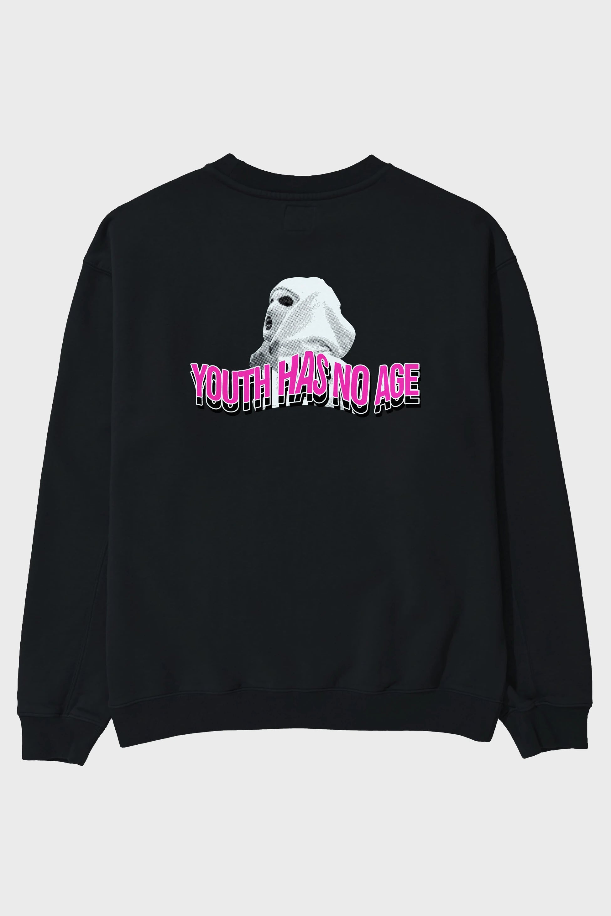 Youth Has No Age Arka Baskılı Oversize Sweatshirt Erkek Kadın Unisex
