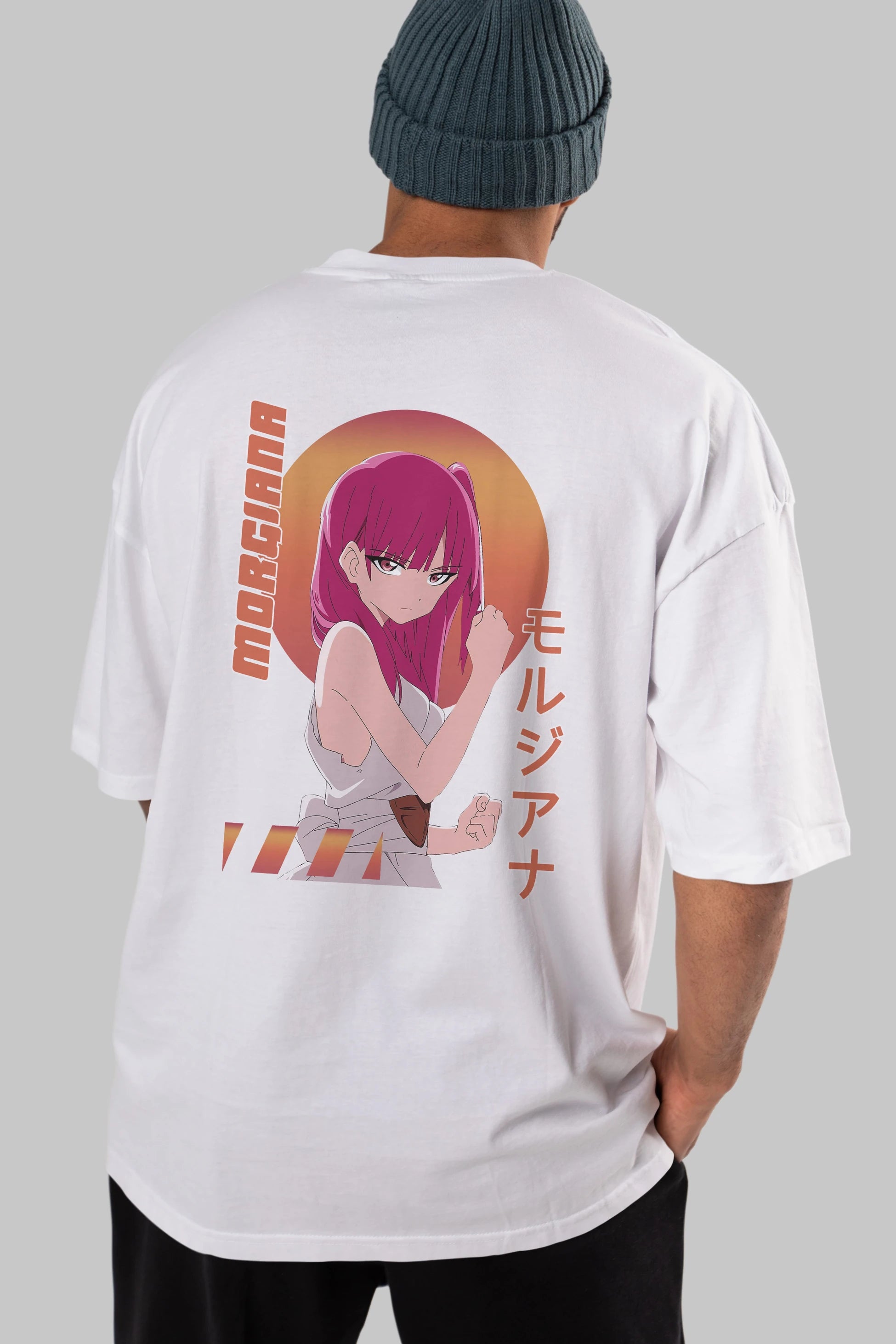 Morgiana 5 Anime Arka Baskılı Oversize t-shirt Erkek Kadın Unisex