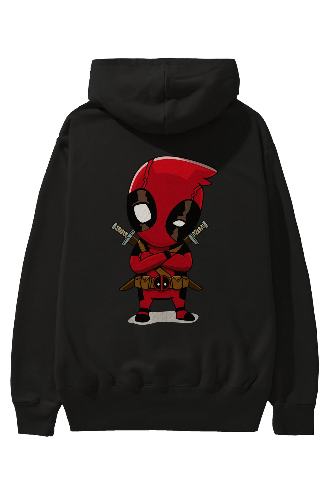 Deadpool (19) Arka Baskılı Hoodie Oversize Kapüşonlu Sweatshirt Erkek Kadın Unisex