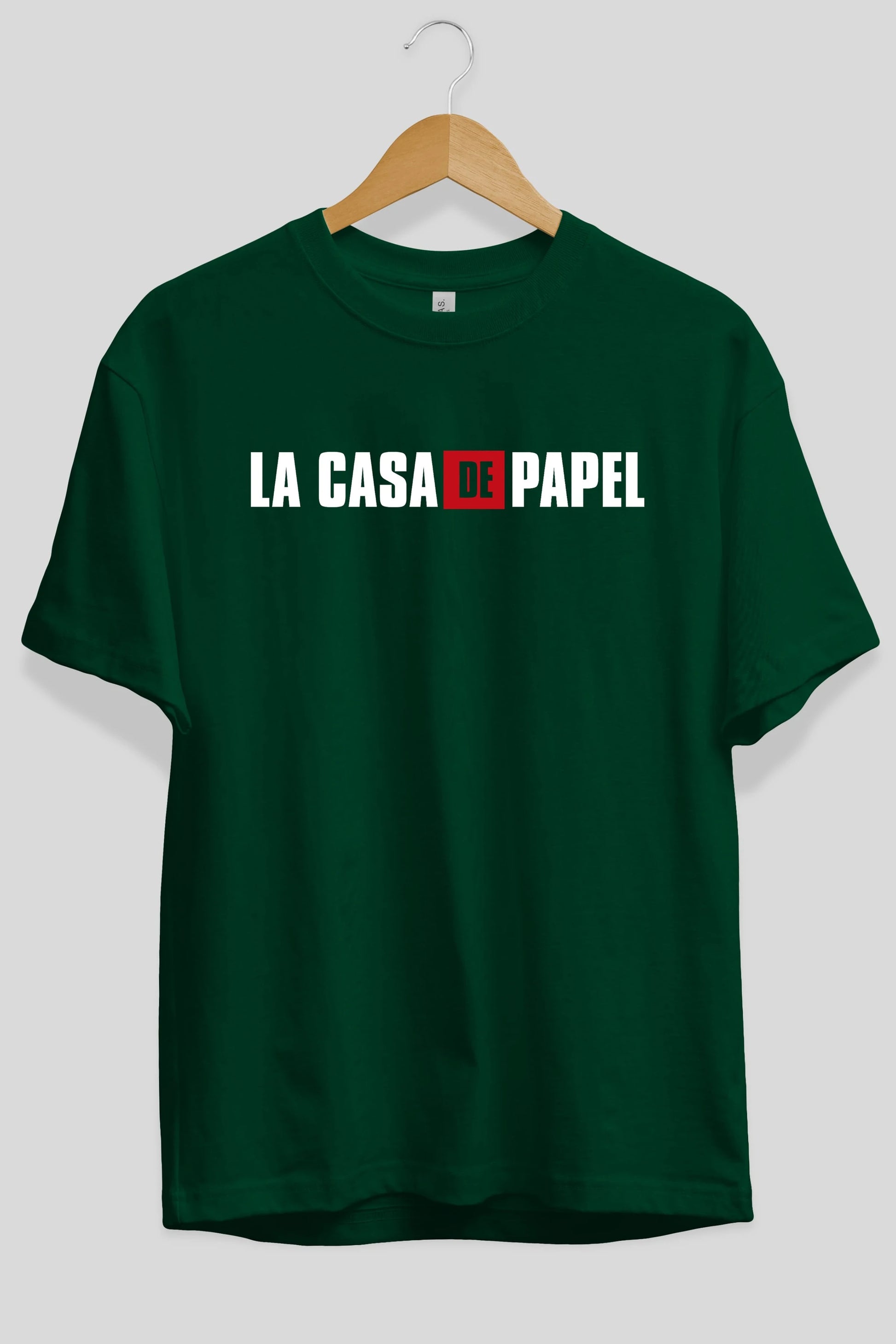La Casa De Papel Ön Baskılı Oversize t-shirt %100 pamuk Erkek Kadın Unisex