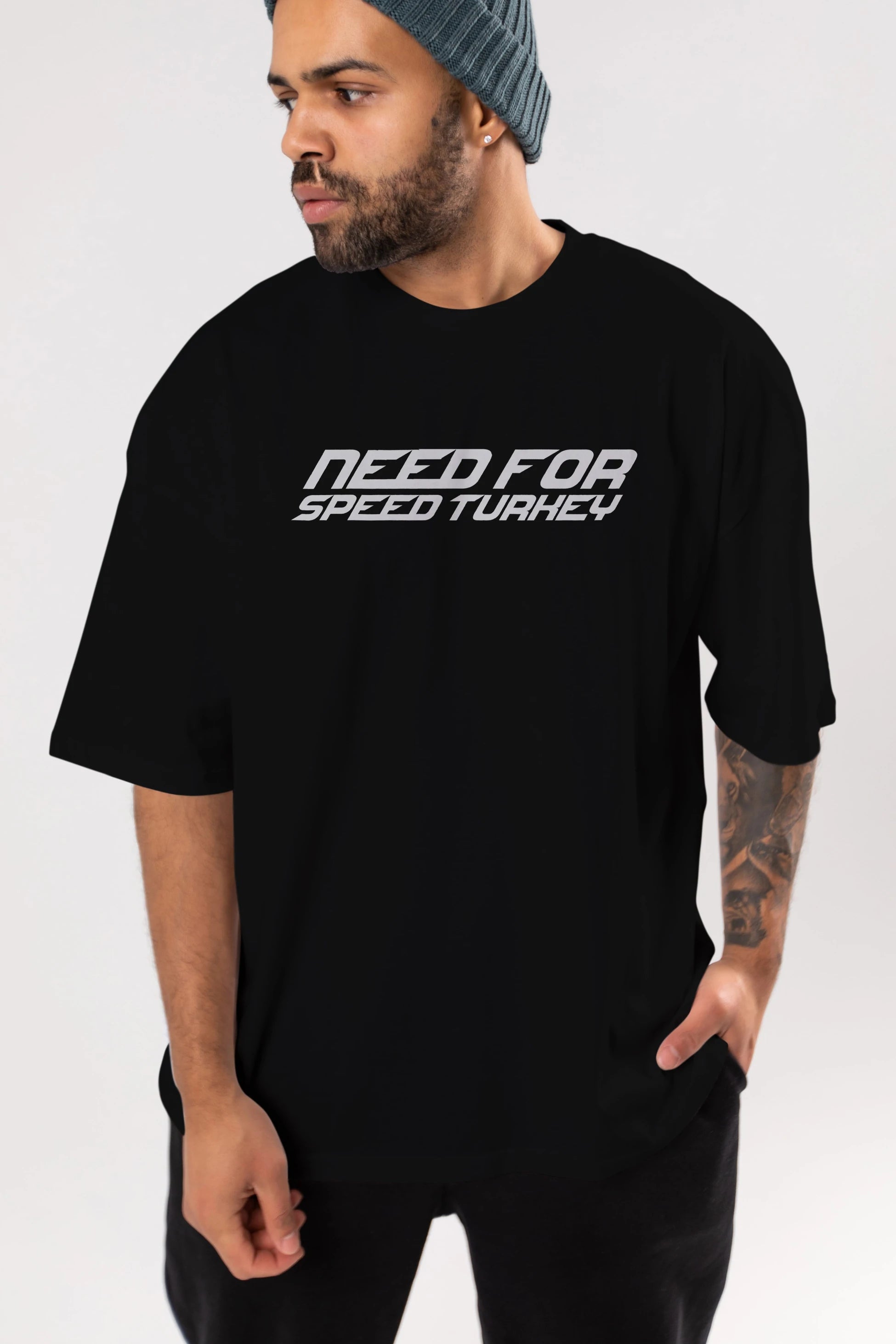Need for Speed Turkey Ön Baskılı Oversize t-shirt %100 pamuk Erkek Kadın Unisex