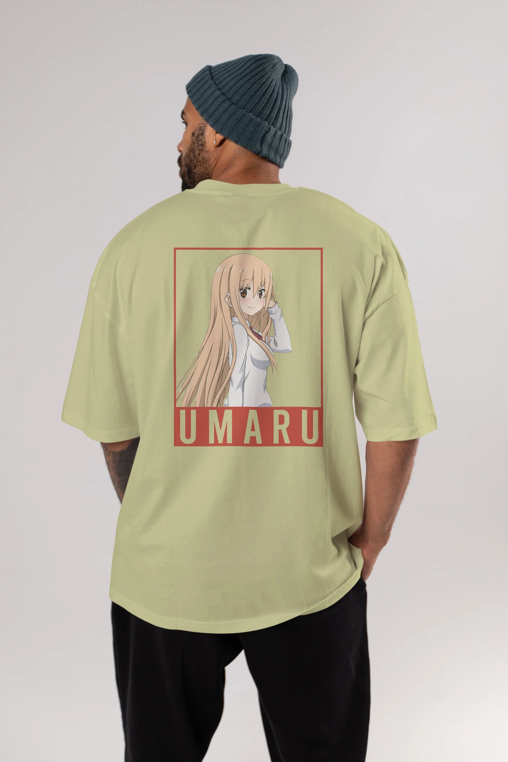 Umaru Doma 2 Anime Arka Baskılı Oversize t-shirt Erkek Kadın Unisex