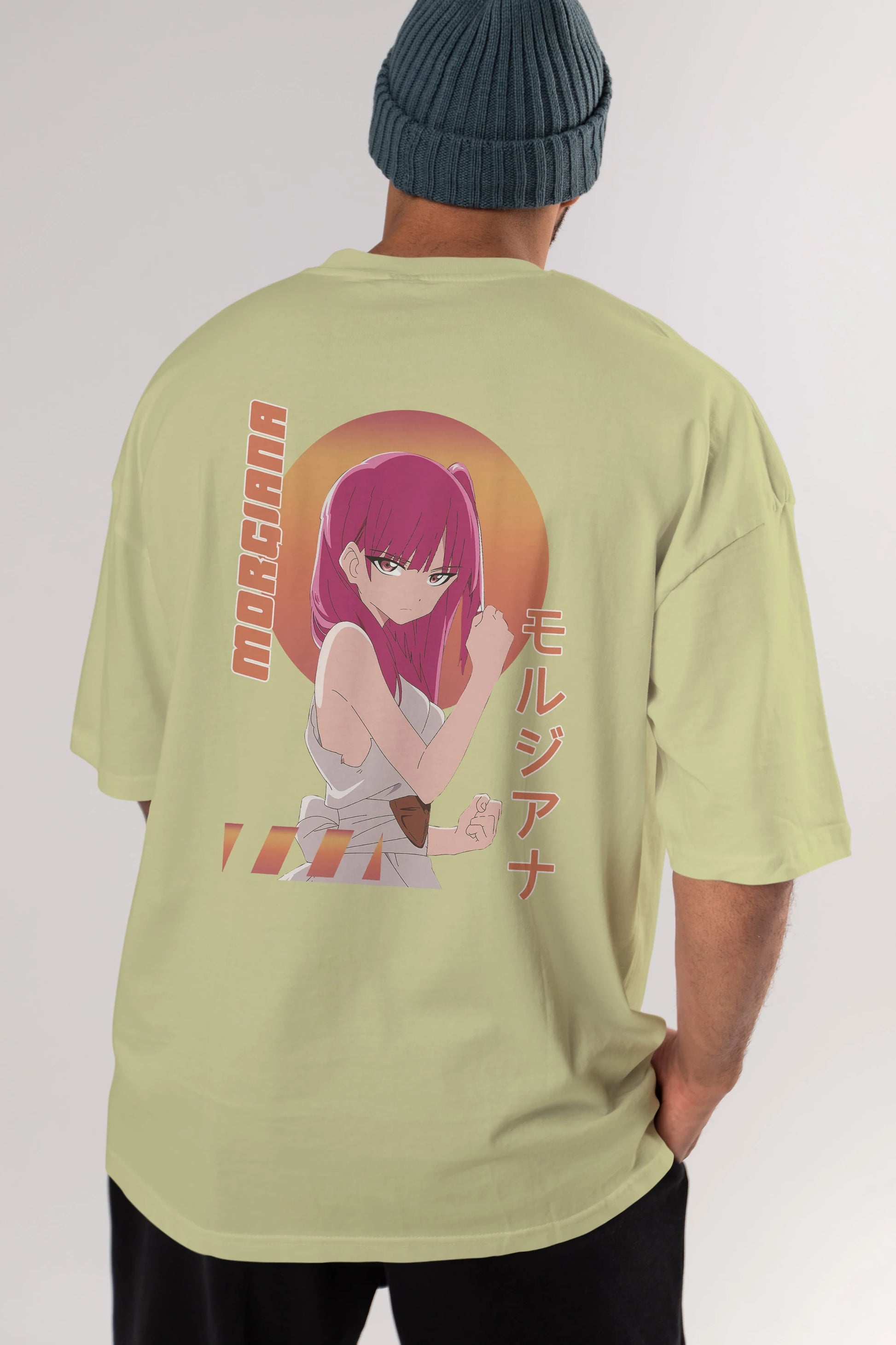 Morgiana 5 Anime Arka Baskılı Oversize t-shirt Erkek Kadın Unisex