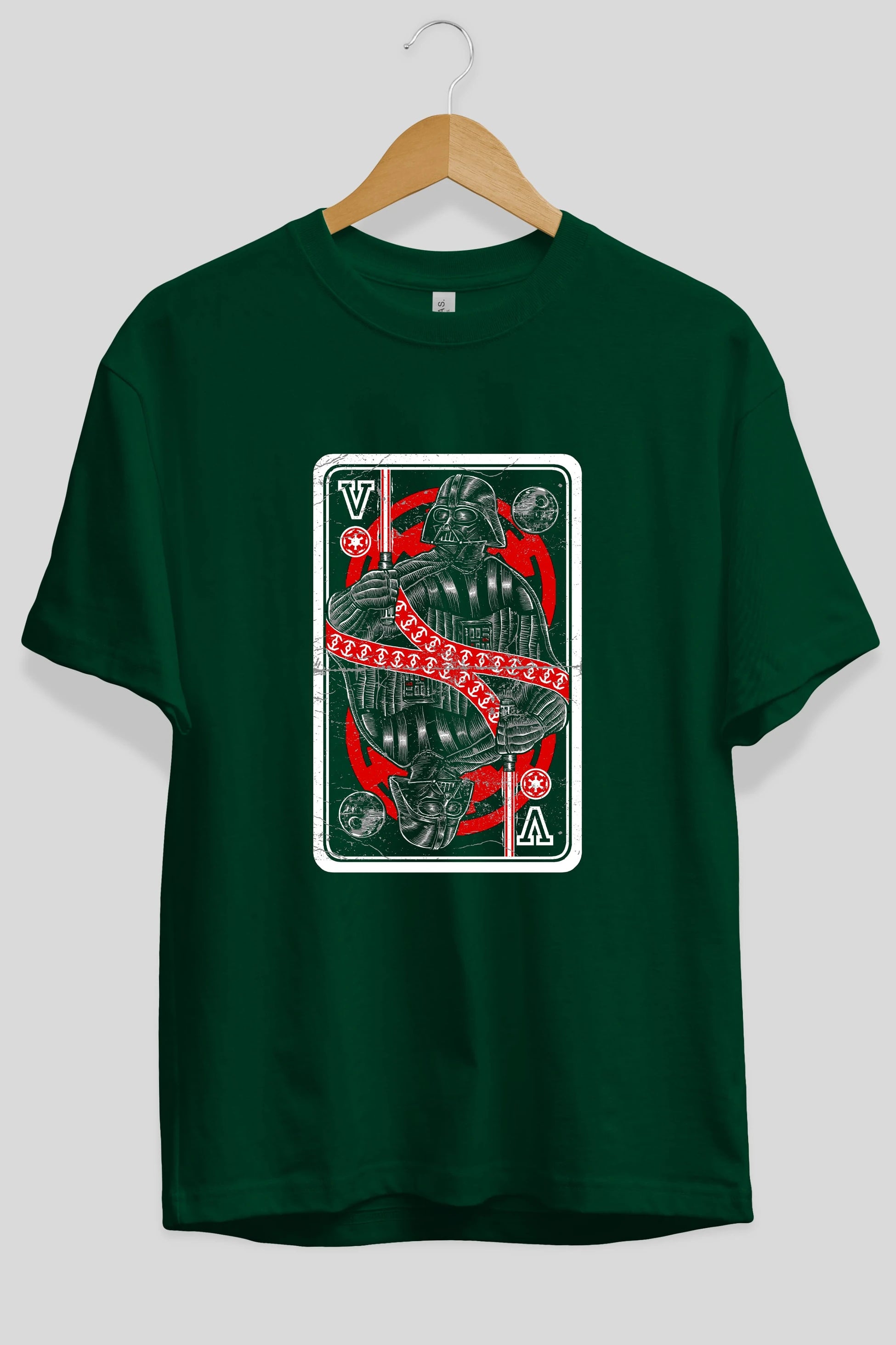 King Of The Darkside Ön Baskılı Oversize t-shirt Erkek Kadın Unisex %100 Pamuk tişort