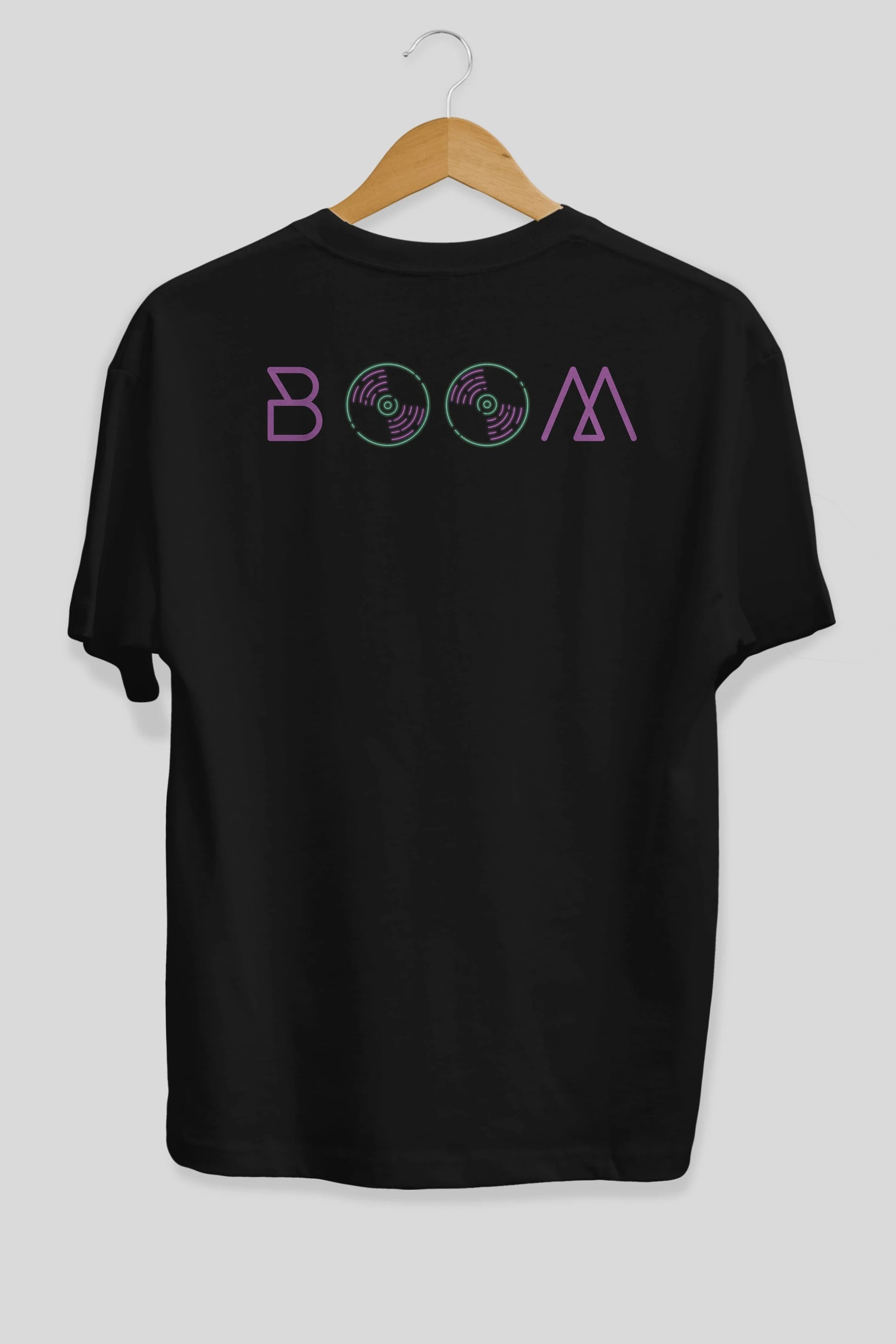 Boom 2 Arka Baskılı Oversize t-shirt Erkek Kadın Unisex