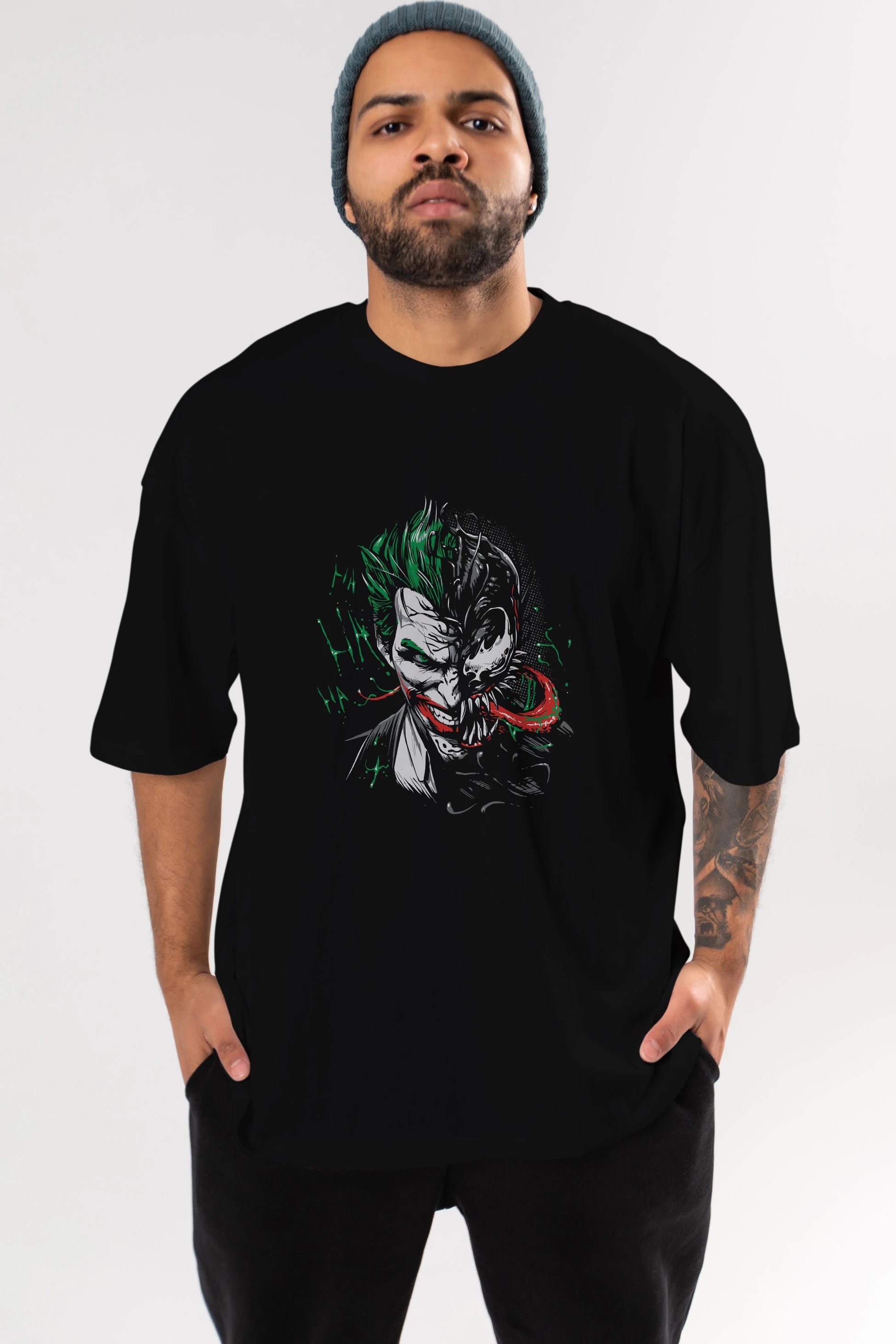 Venom (16) Ön Baskılı Oversize t-shirt Erkek Kadın Unisex %100 Pamuk Bisiklet Yaka tişort