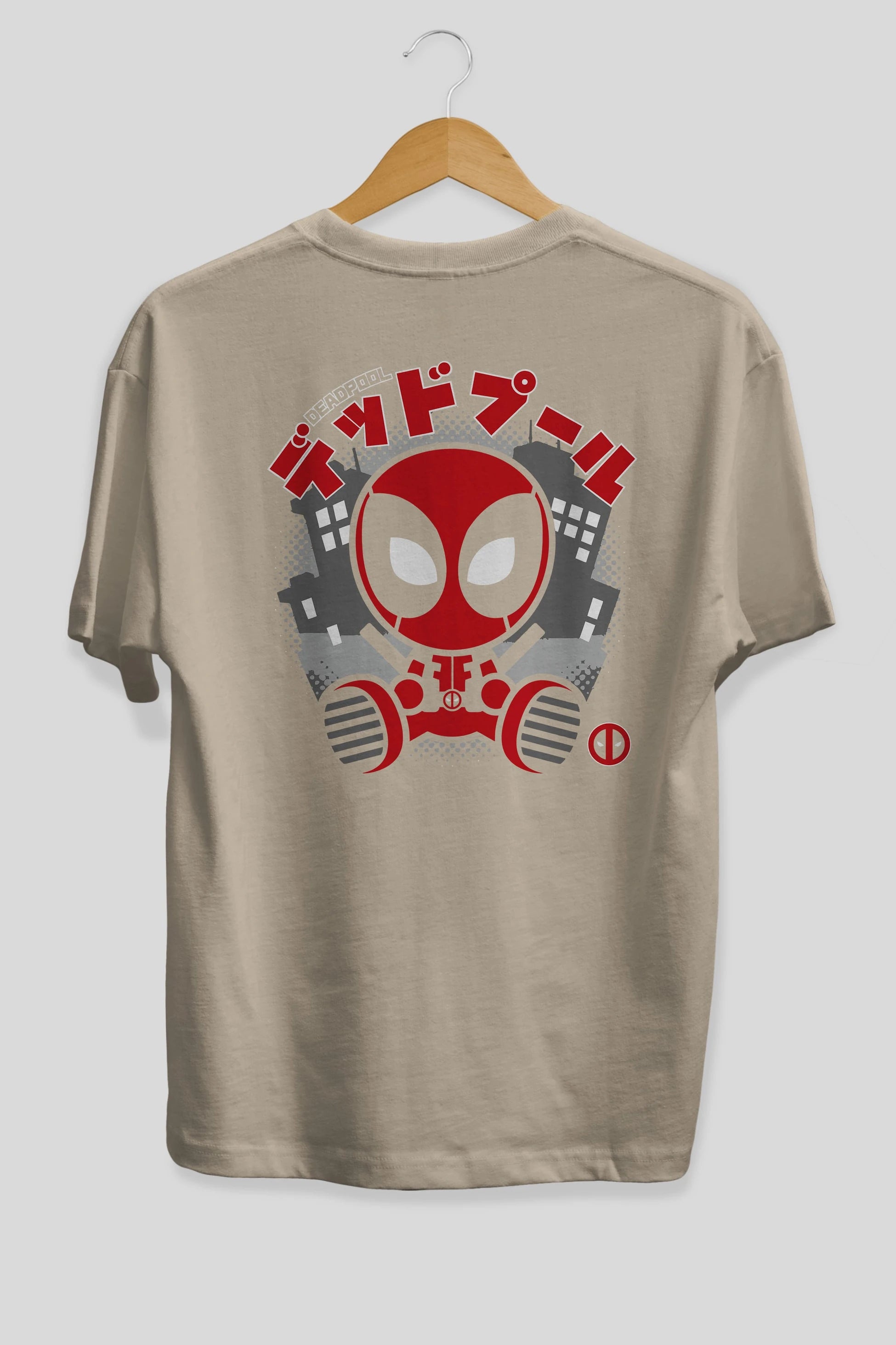 Deadpool (15) Arka Baskılı Oversize t-shirt Erkek Kadın Unisex %100 Pamuk Bisiklet Yaka tişort