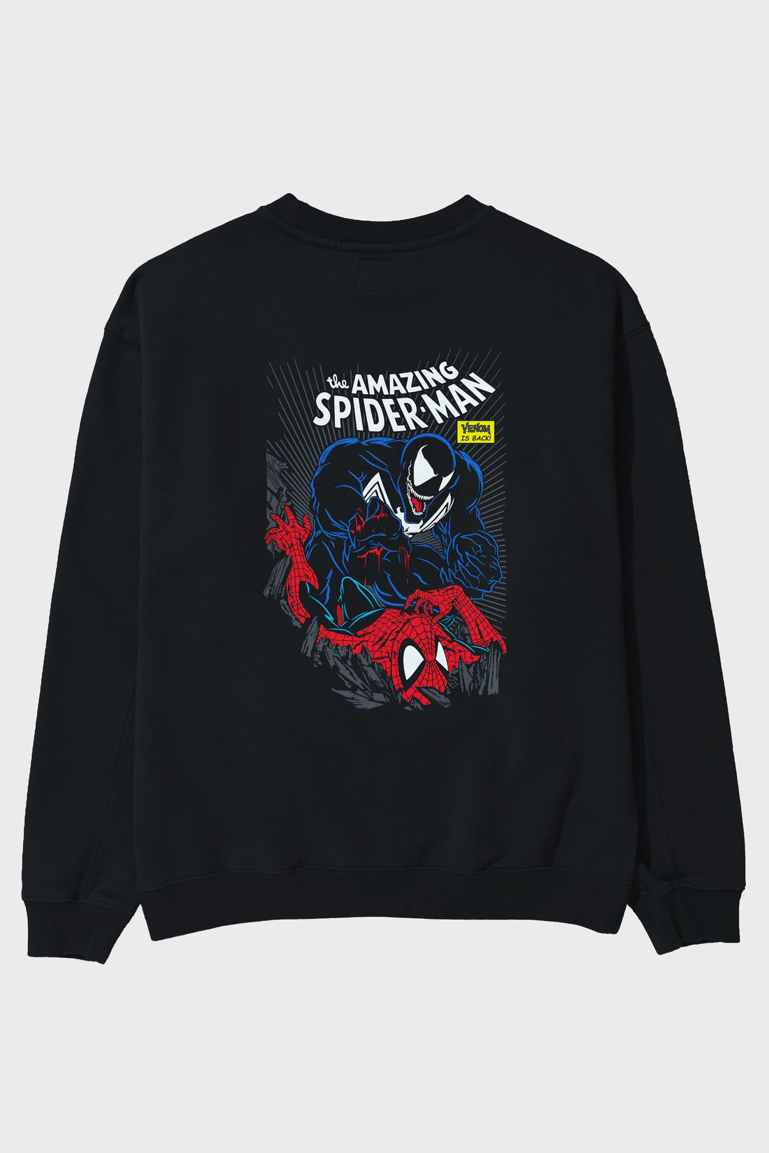Venom (19) Arka Baskılı Oversize Sweatshirt Erkek Kadın Unisex