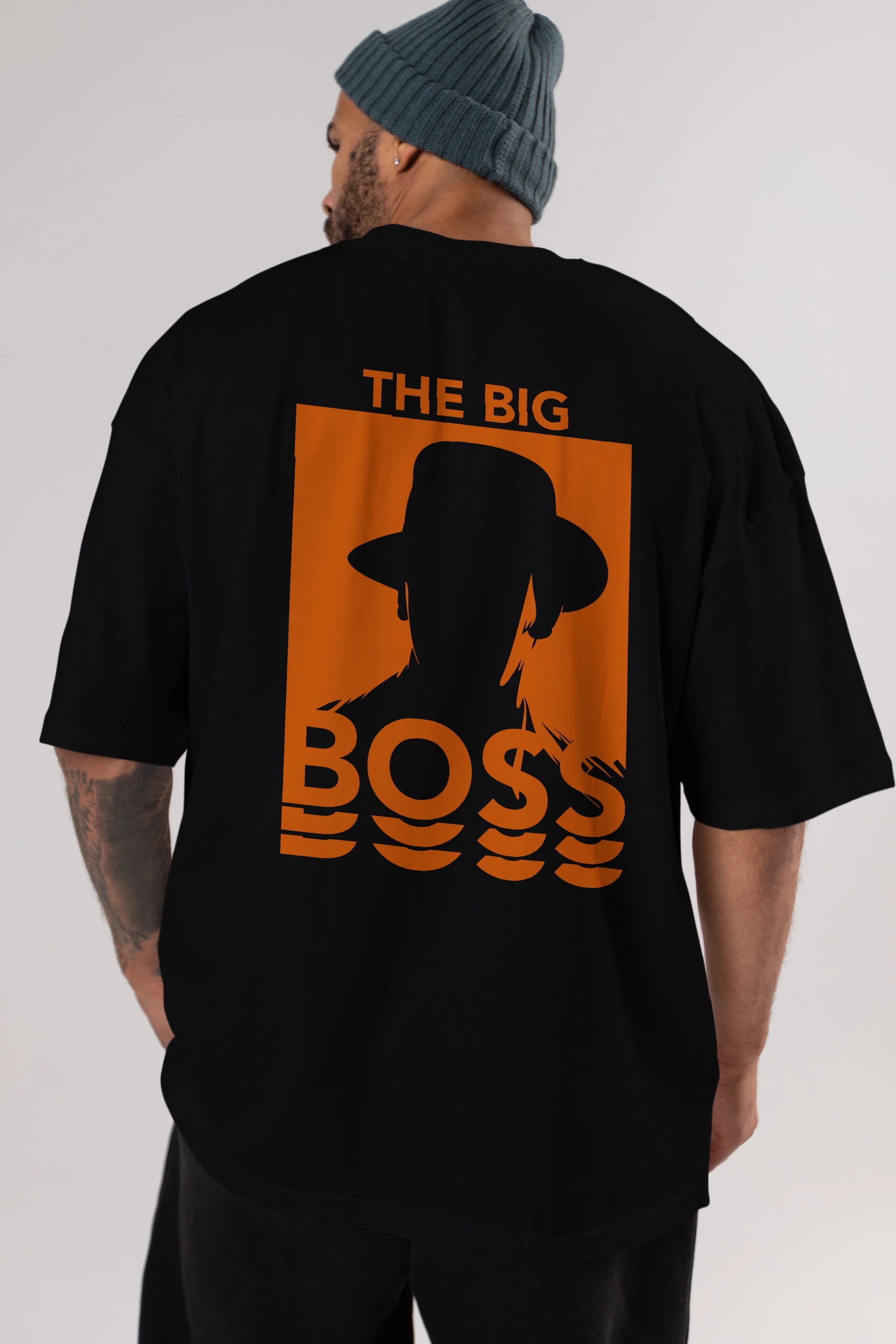The Big Boss Arka Baskılı Oversize t-shirt Erkek Kadın Unisex