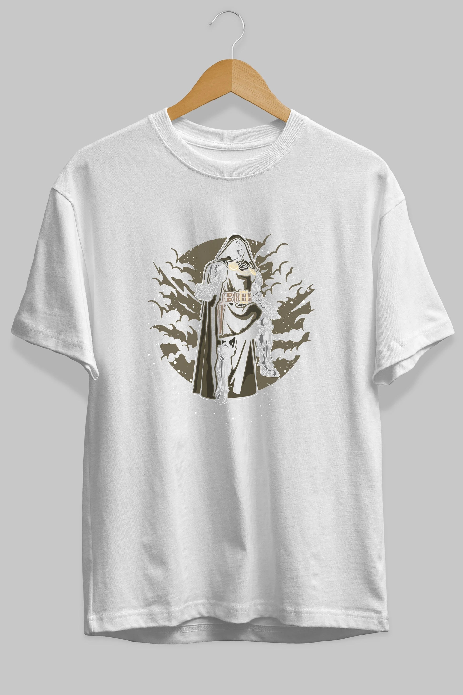DOCTER DOOM Ön Baskılı Oversize t-shirt Erkek Kadın Unisex %100 Pamuk tişort