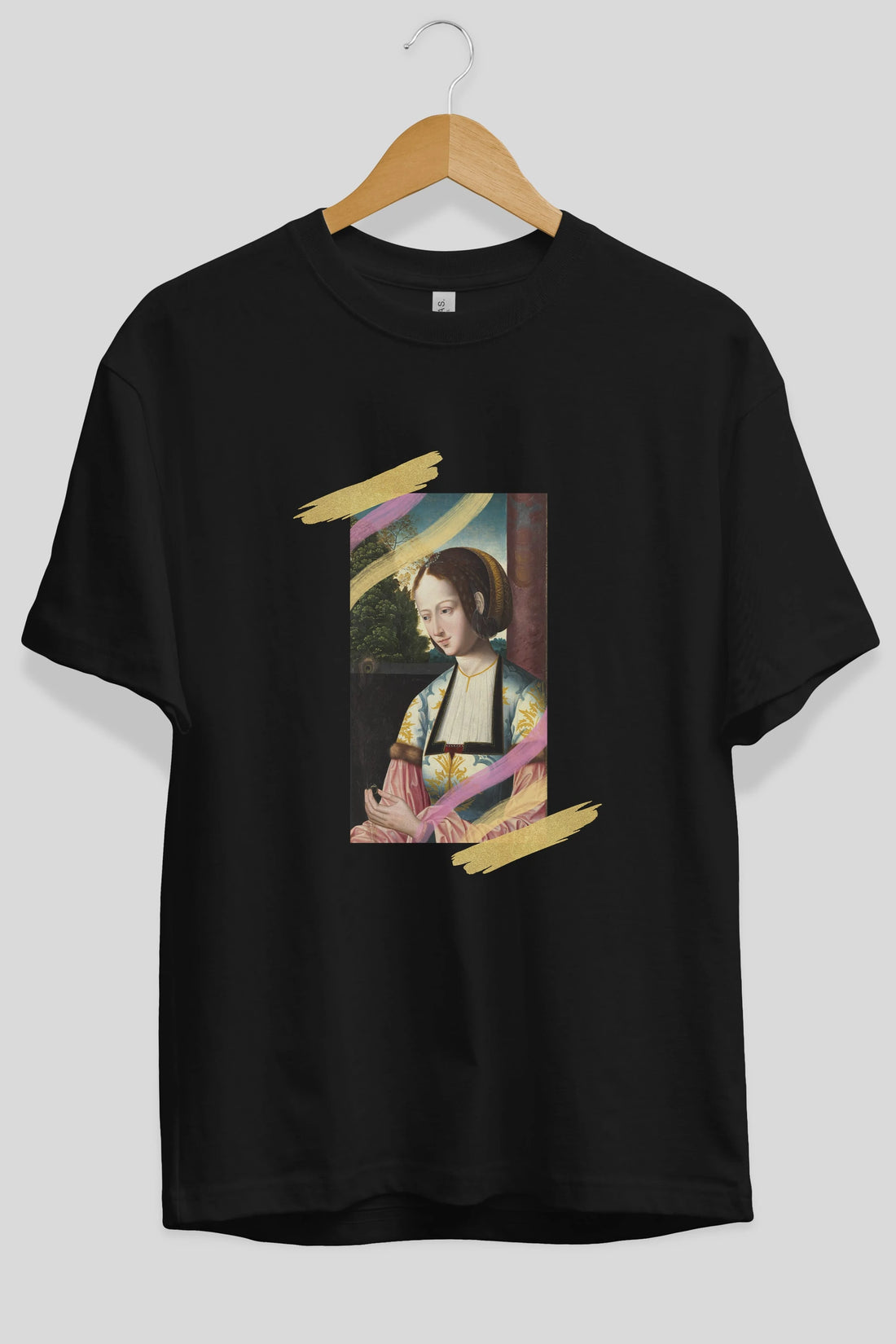 Woman Portrait Ön Baskılı Oversize t-shirt Erkek Kadın Unisex