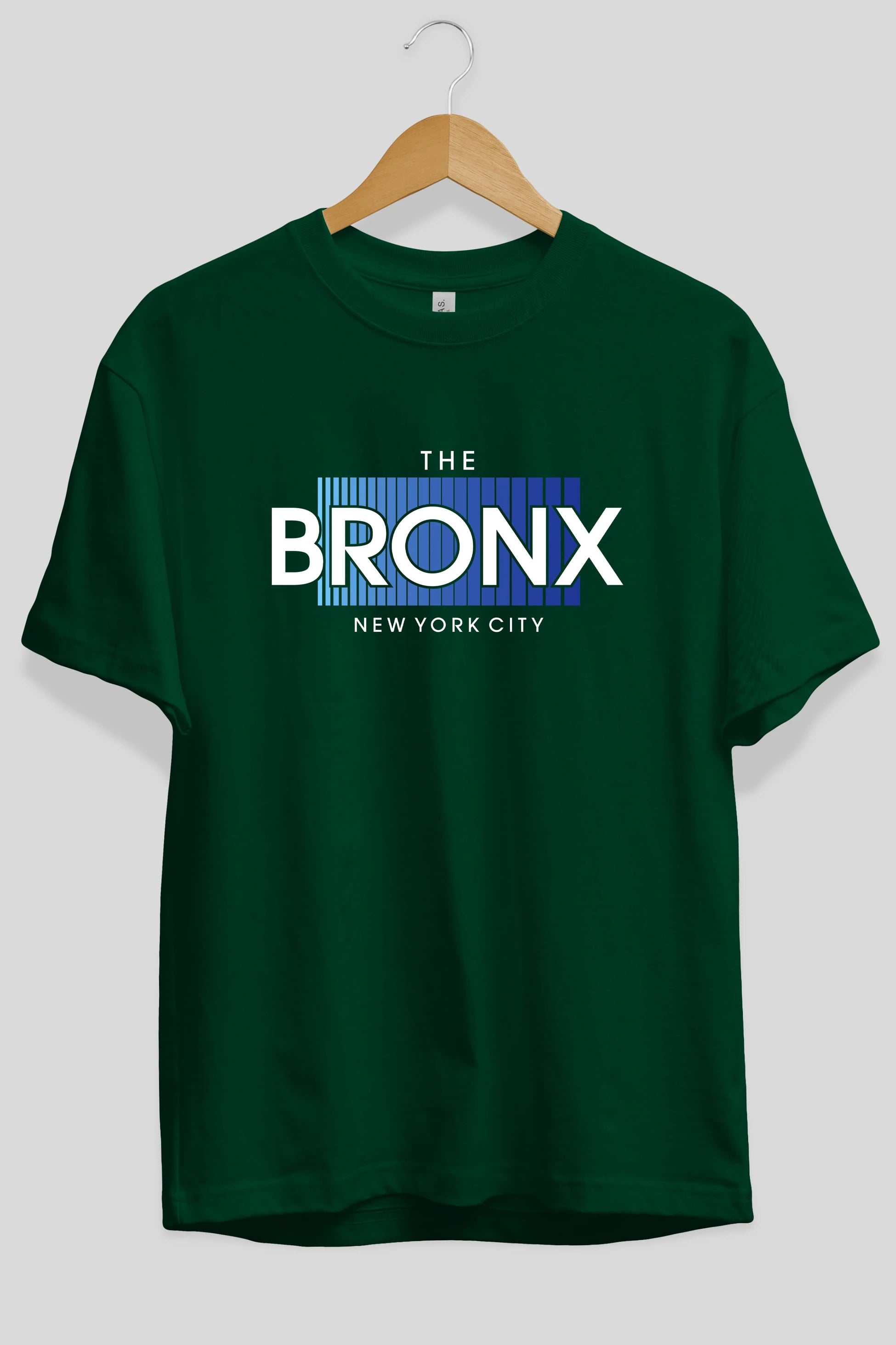 The Bronx Ön Baskılı Oversize t-shirt Erkek Kadın Unisex