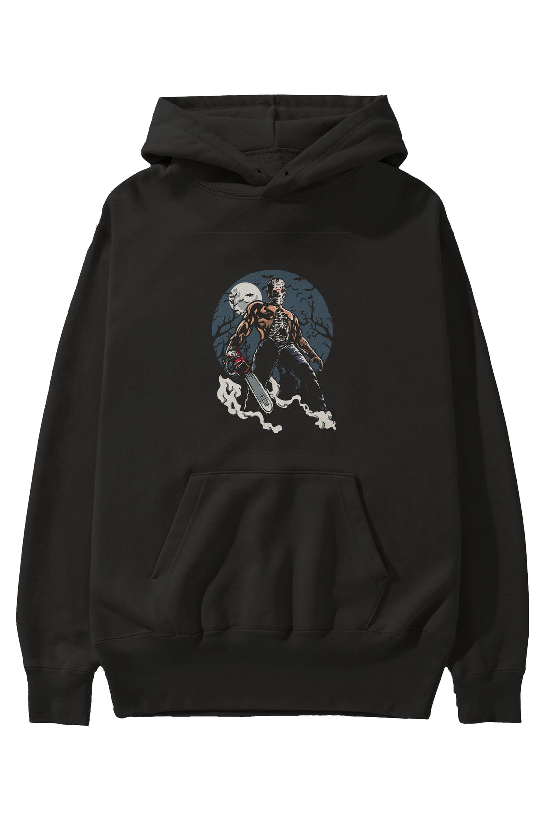Evil Killer Ön Baskılı Hoodie Oversize Kapüşonlu Sweatshirt Erkek Kadın Unisex