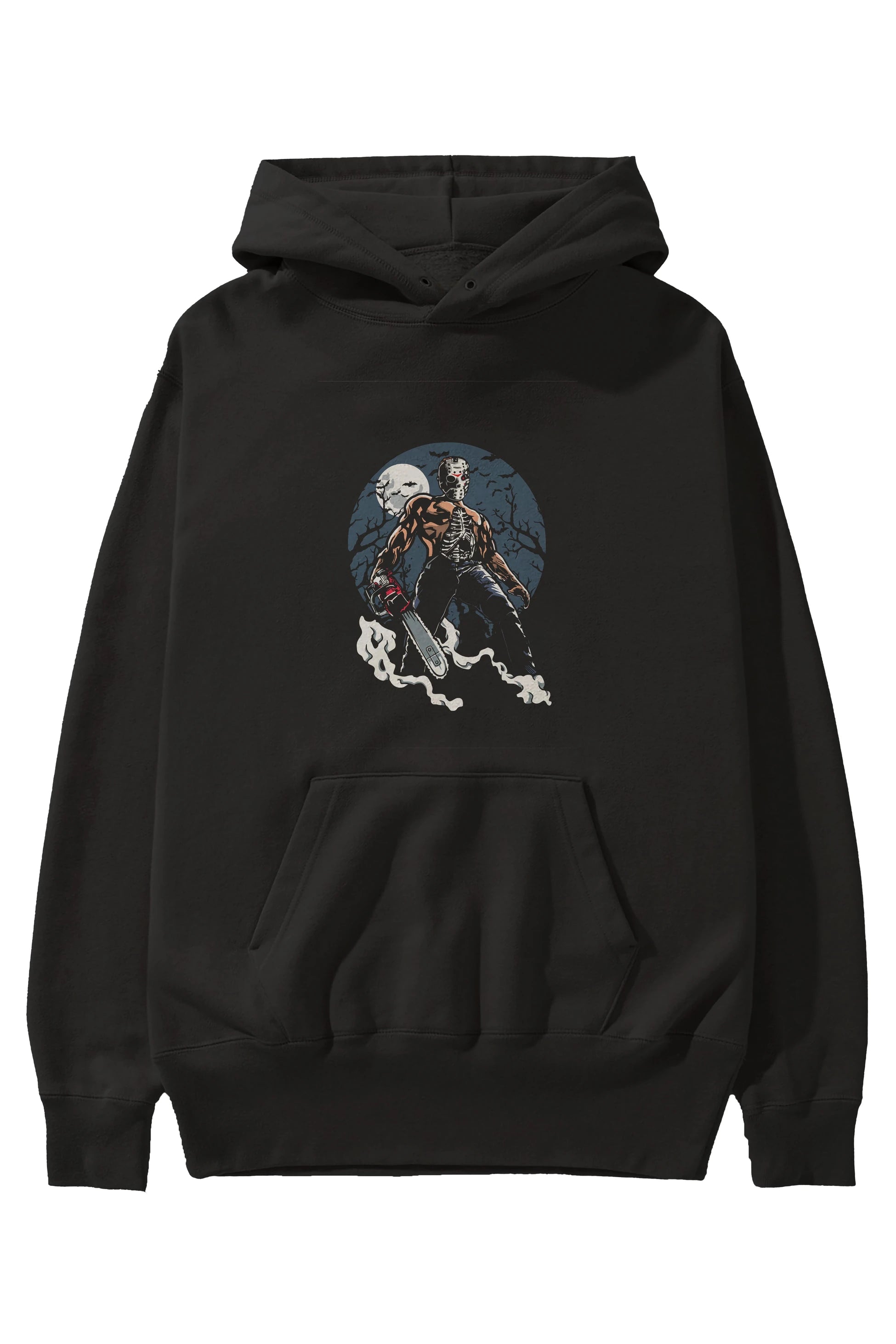 Evil Killer Ön Baskılı Hoodie Oversize Kapüşonlu Sweatshirt Erkek Kadın Unisex
